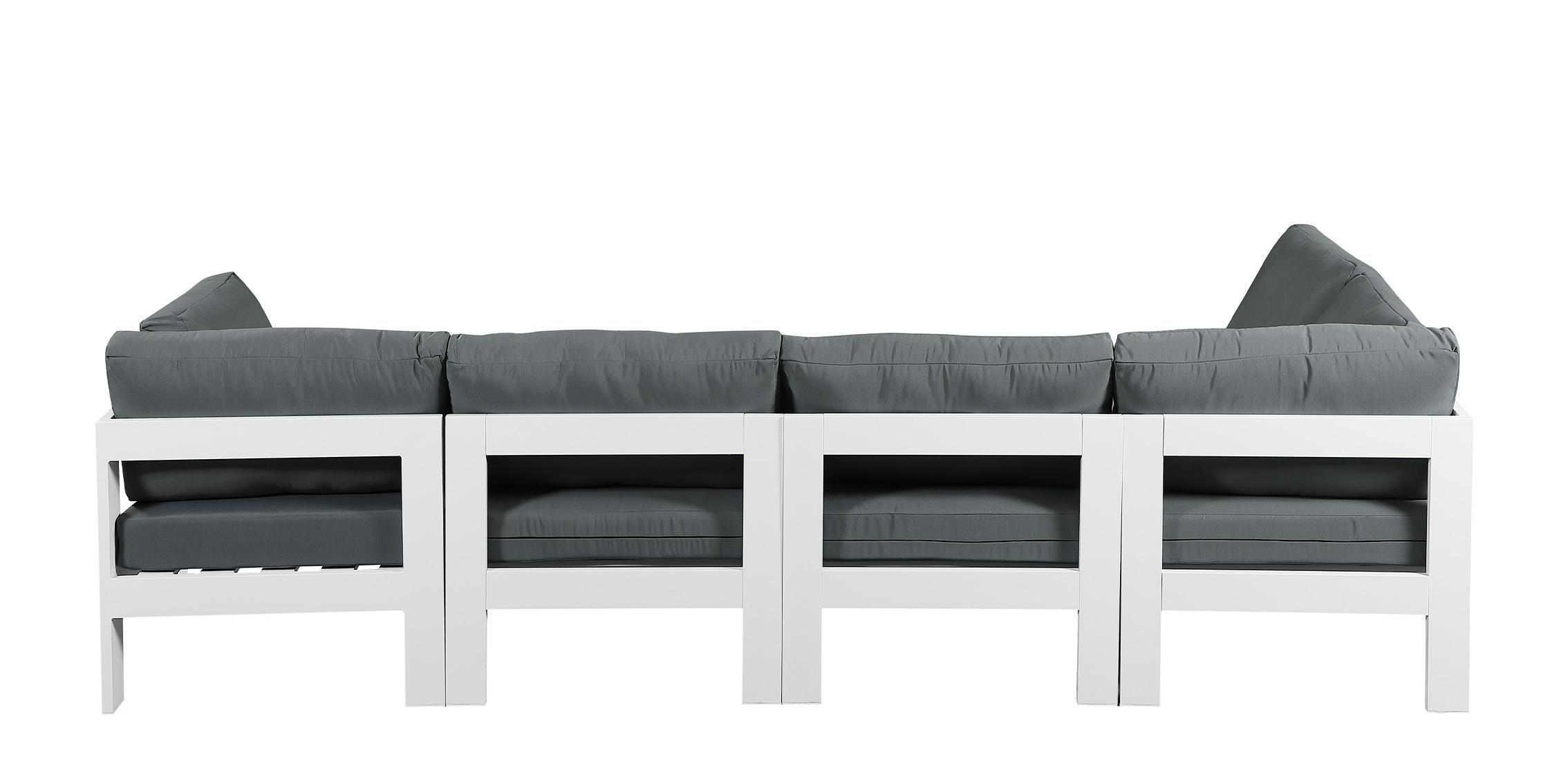 

        
Meridian Furniture NIZUC 375Grey-Sec5C Patio Sectional White/Gray Fabric 94308262178
