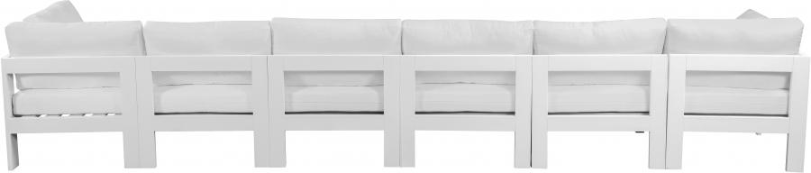 

        
Meridian Furniture NIZUC 375White-S180A Patio Sofa White Fabric 94308260341
