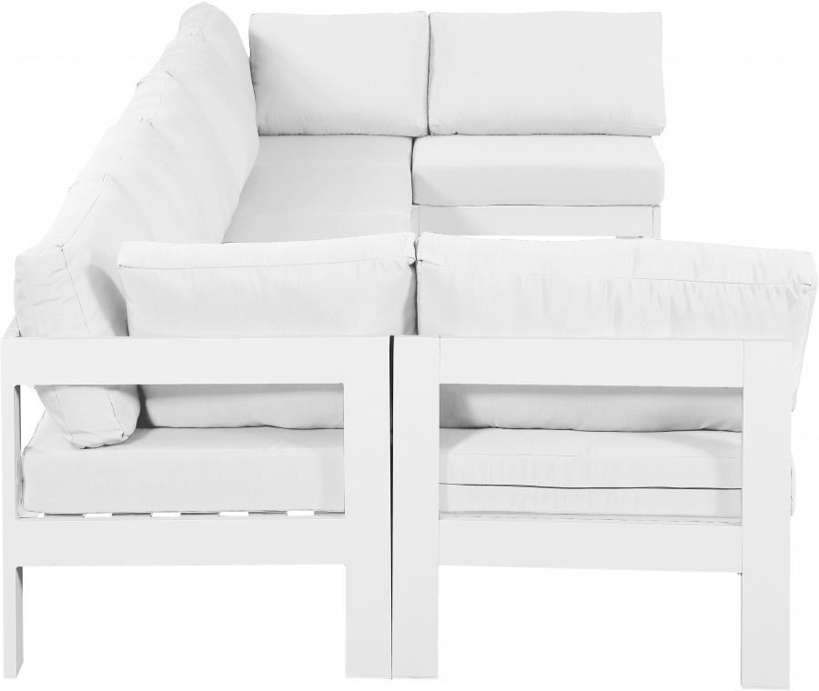 

        
Meridian Furniture NIZUC 375White-Sec7C Patio Sectional White Fabric 94308262260

