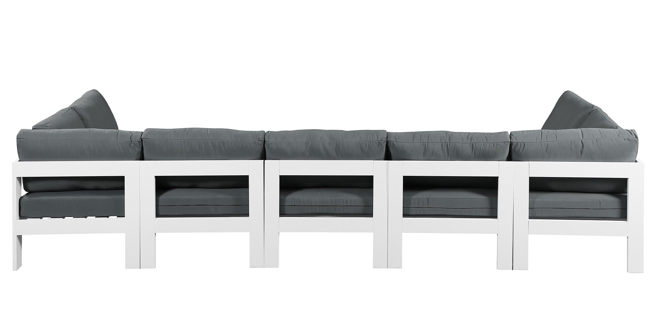 

        
Meridian Furniture NIZUC 375Grey-Sec7C Patio Sectional White/Gray Fabric 94308262277
