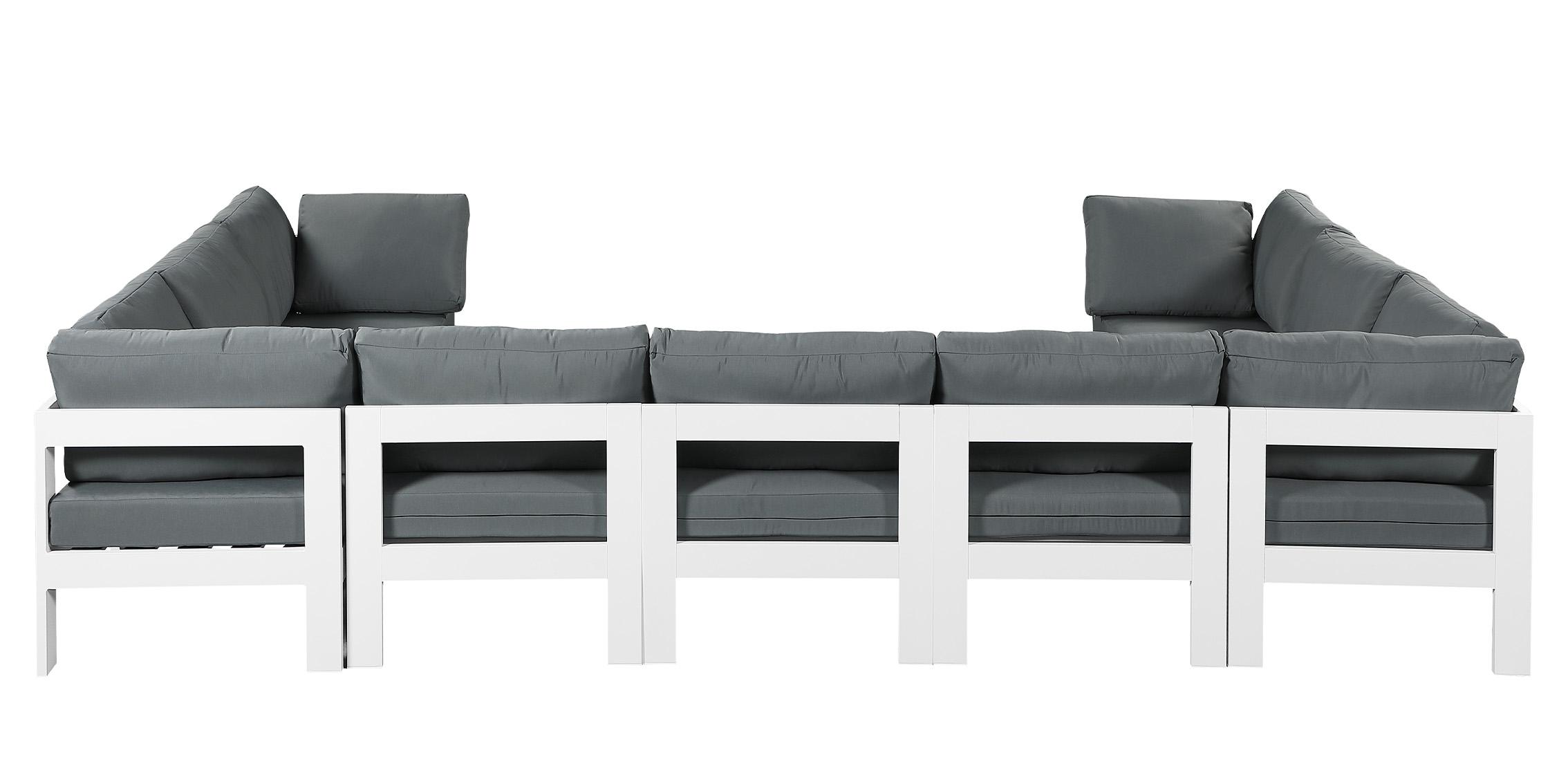 

    
Meridian Furniture NIZUC 375Grey-Sec9C Patio Sectional White/Gray 375Grey-Sec9C

