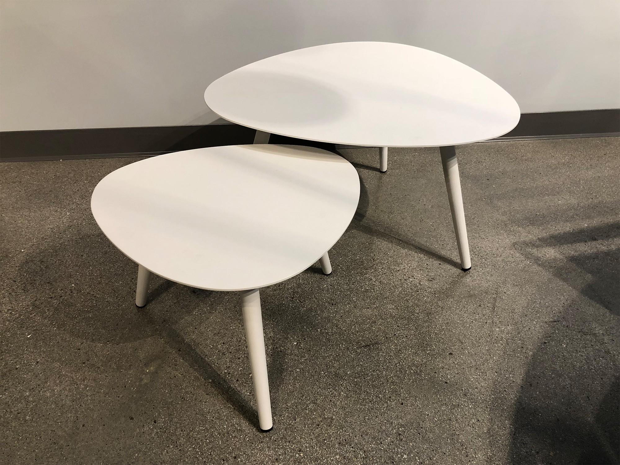 

    
Contemporary White Aluminium Large Outdoor Side Table WhiteLine ST1601L-WHT Rowan
