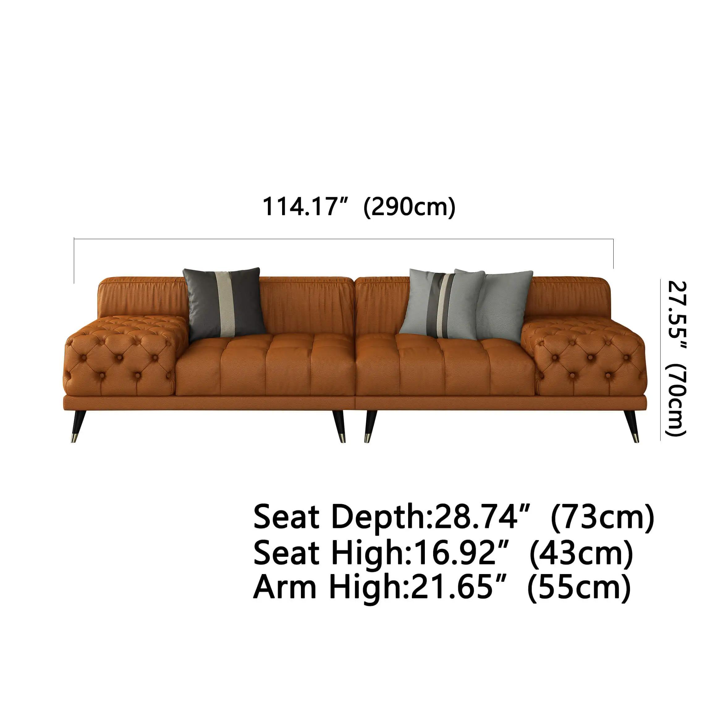 

                    
EUROPEAN FURNITURE Outlander 4 Seater Sofa Cognac Leather Purchase 
