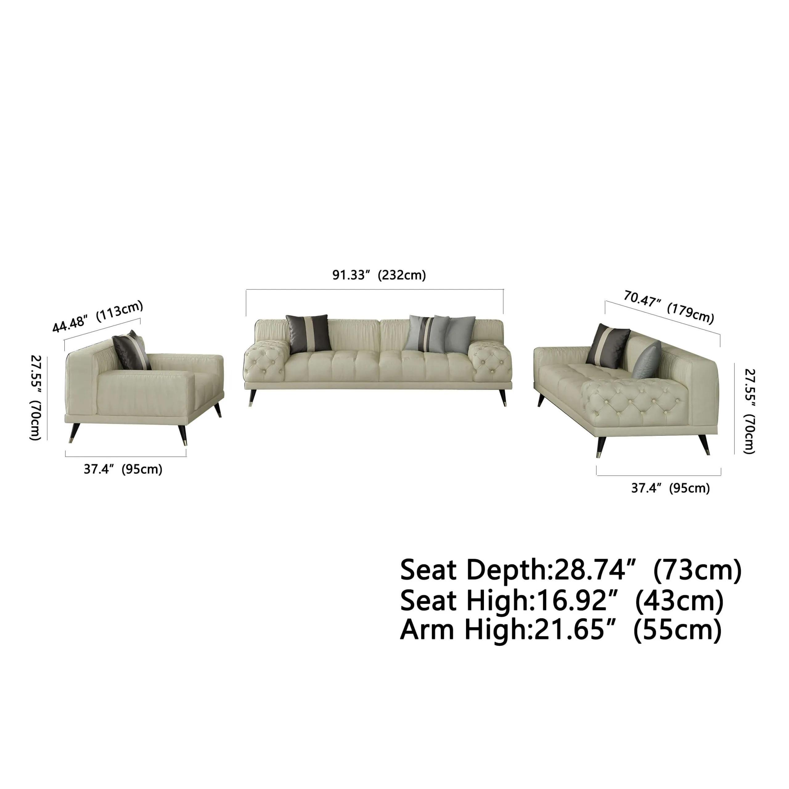 

    
Modern Off-White Italian Leather 4-Seater Sofa Outlander EUROPEAN FURNITURE
