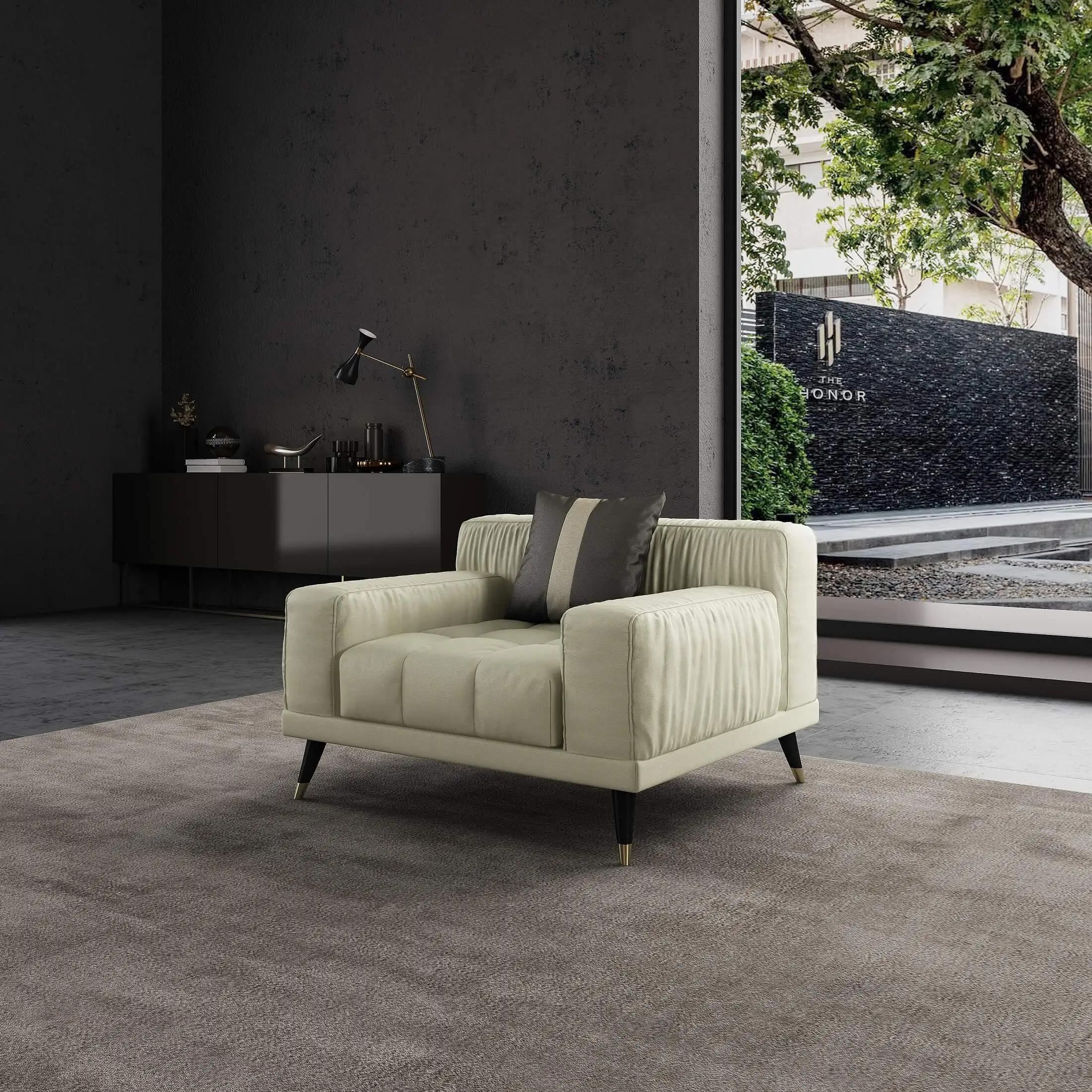 

                    
Buy Off-White Italian Leather Sofa Set 3Pcs Contemporary PICASSO EUROPEAN FURNITURE
