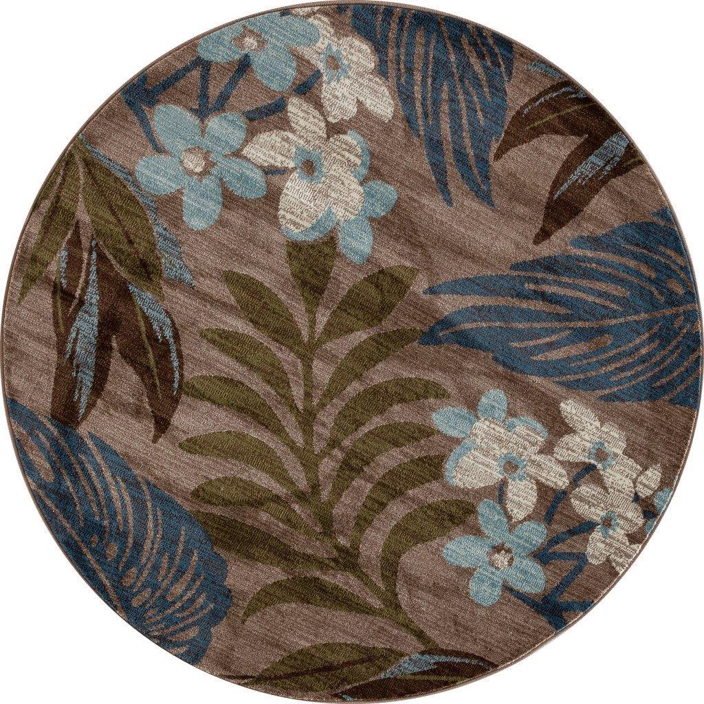 

    
Palmyra Tranquil Beige 5 ft. 3 in. Round Area Rug by Art Carpet

