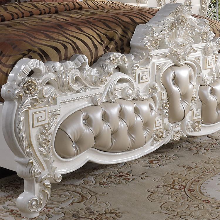 

    
Homey Design Furniture HD-1807 Sleigh Bedroom Set Pearl/Cream/White HD-CK1807-3-PC
