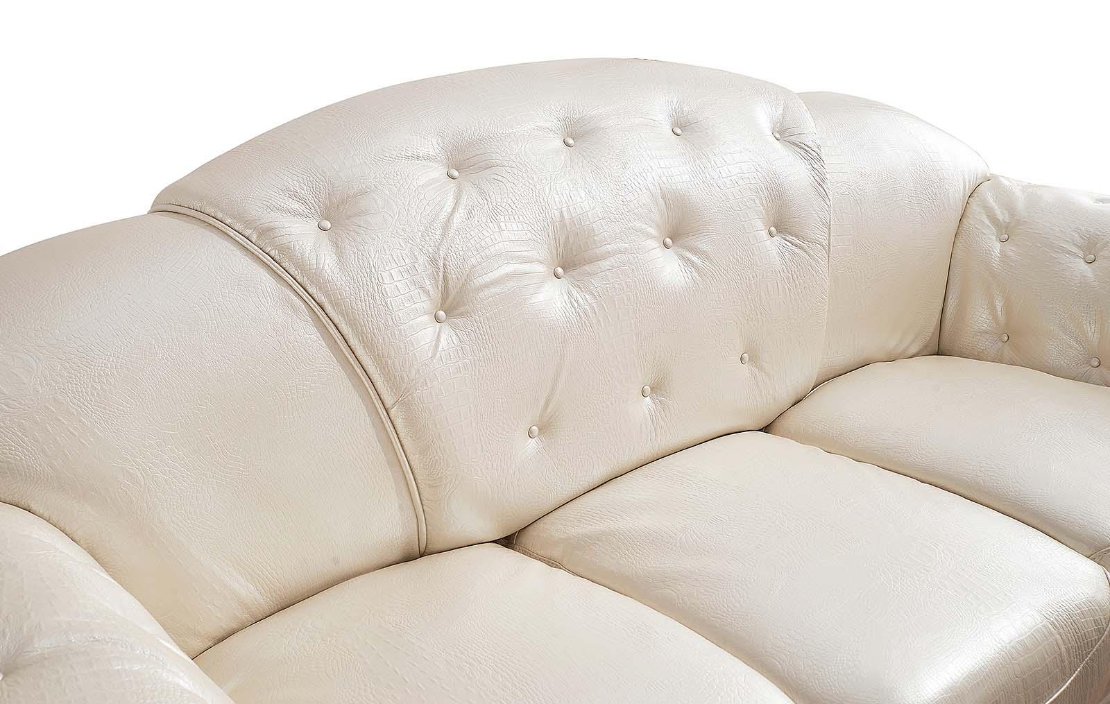 

                    
Buy Pearl Genuine Leather Sofa-Bed Traditional Made in Italy ESF Apolo
