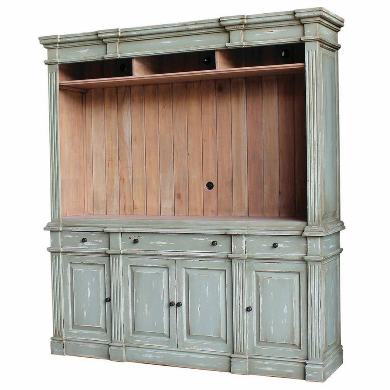 

    
PEARL GREEN DRW Roosevelt Plasma TV Stand Solid Wood Bramble 23943 Sp Order

