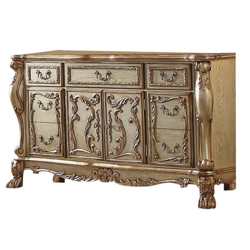

        
0840412193088Pearl White & Gold Patina Queen Bedroom Set 5 Dresden II-27820Q Acme Traditional

