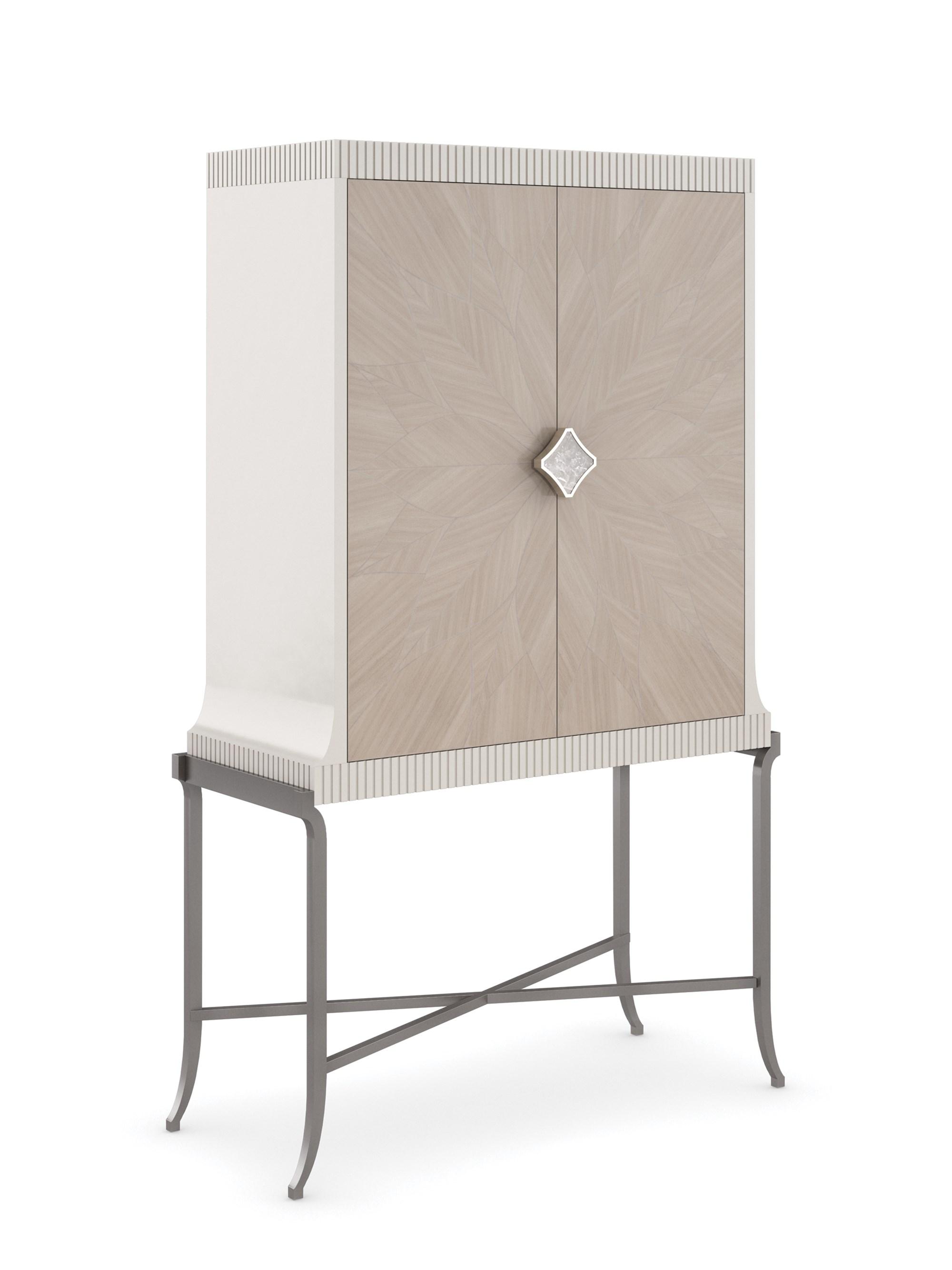 

    
Pearly White & Metal Base in Brushed Deep Bronze Buffet HIGH EXPECTATIONS by Caracole
