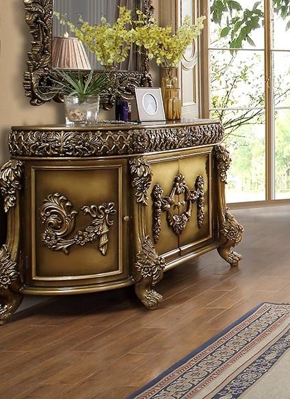 

    
Perfect Brown & Gold Dresser Traditional Homey Design HD-1802
