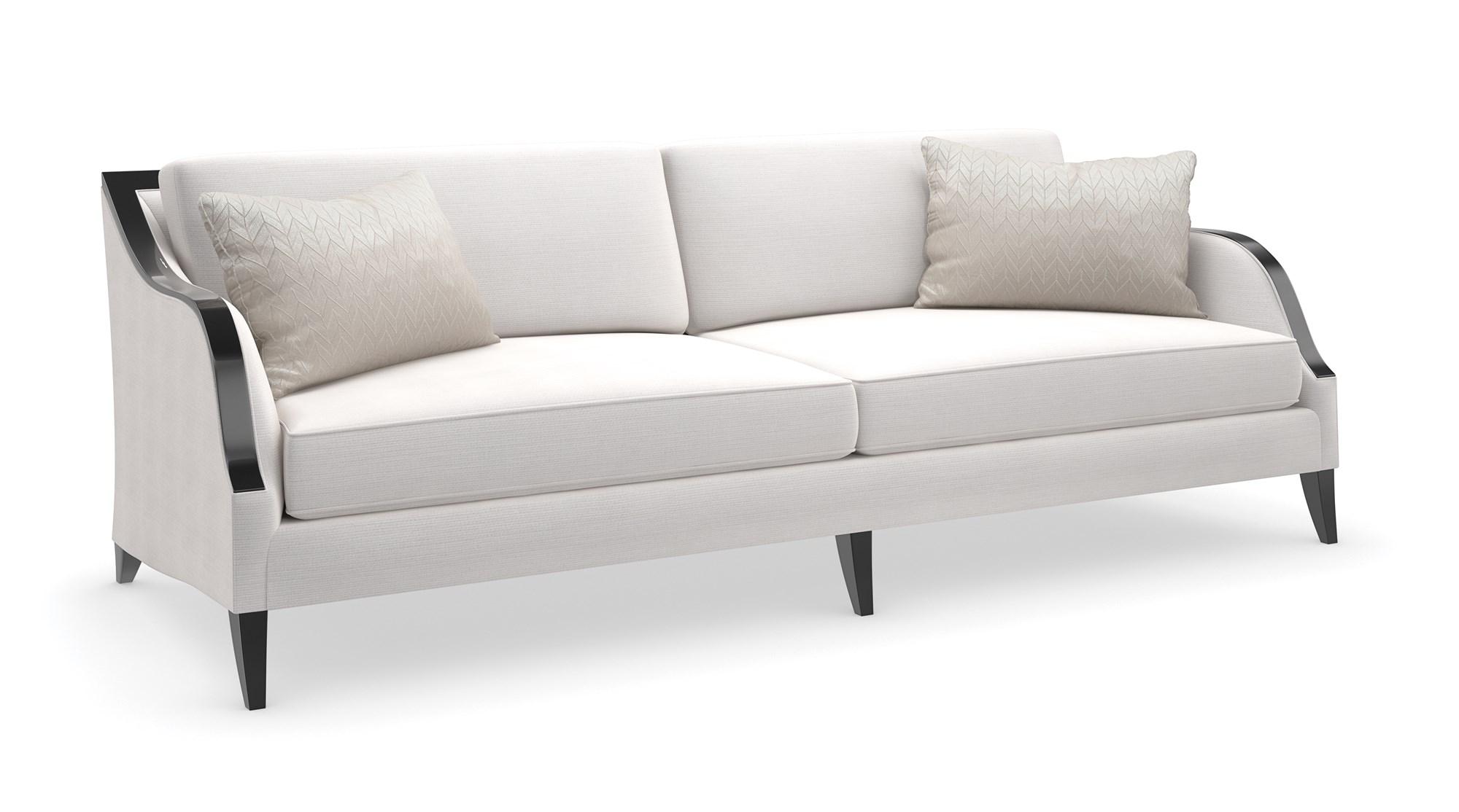 Contemporary Sofa PITCH PERFECT SOFA UPH-422-111-A in Cream Fabric