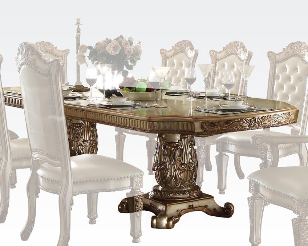 

                    
Astoria Grand Petrina Dining Table Set Bone/Gold Polyurethane Purchase 

