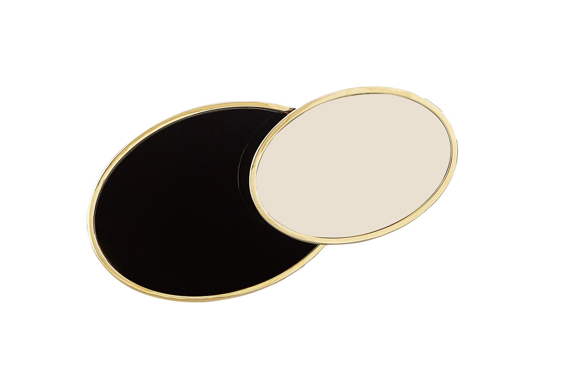 

        
Caracole THE LADIES SIDE End Table Cream/Gold/Black  662896031287
