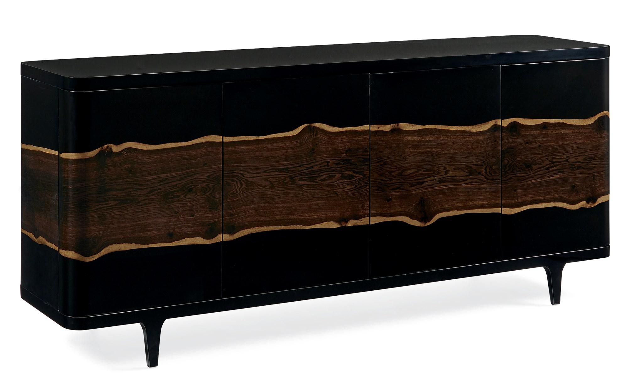 

    
Piano Black & Natural Oak THE NATURALIST BUFFET by Caracole
