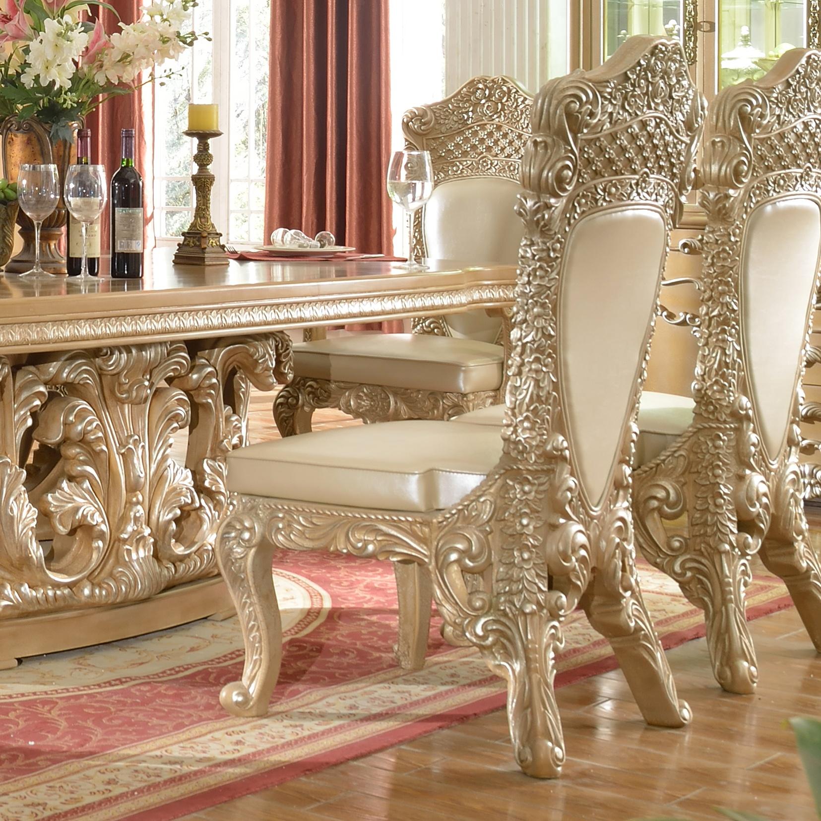 

    
Homey Design Furniture HD-7012 Dining Table Set Antique Silver/Golden Beige HD-7012-DTSET-9PC
