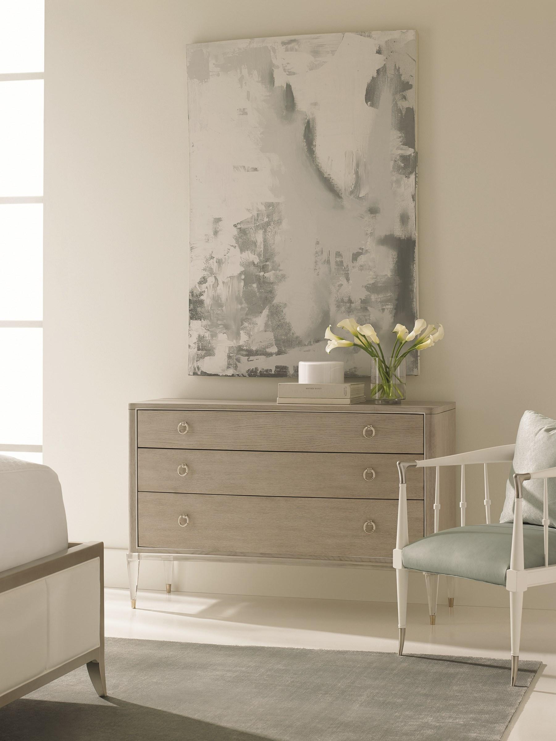 Contemporary Chest FLOATING AWAY CLA-416-021 in Taupe 