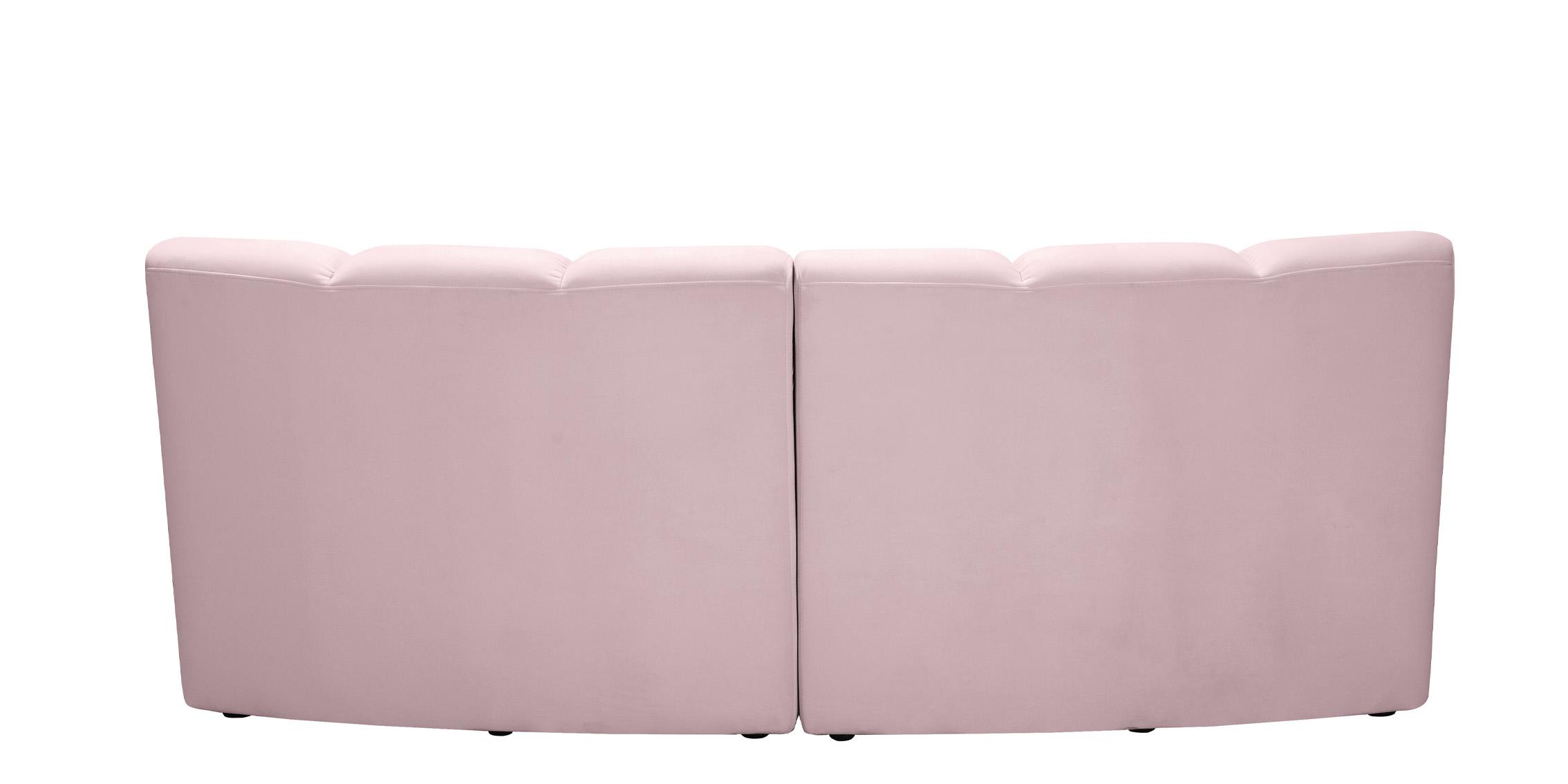

    
638Pink-2PC Pink Velvet Modular Sectional Sofa INFINITY 638Pink-2PC Meridian Modern

