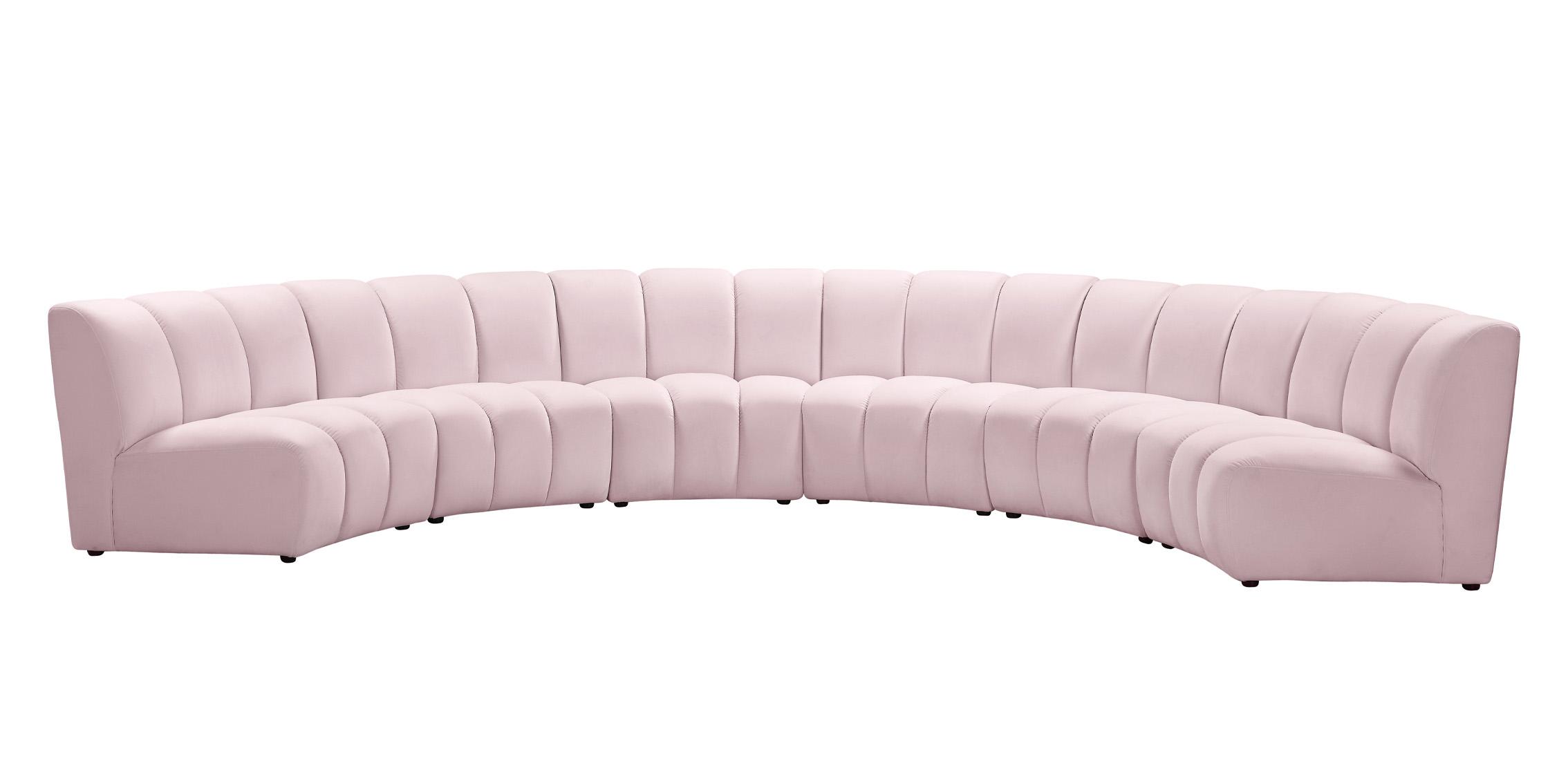 

    
638Pink-6PC Pink Velvet Modular Sectional Sofa INFINITY 638Pink-6PC Meridian Modern
