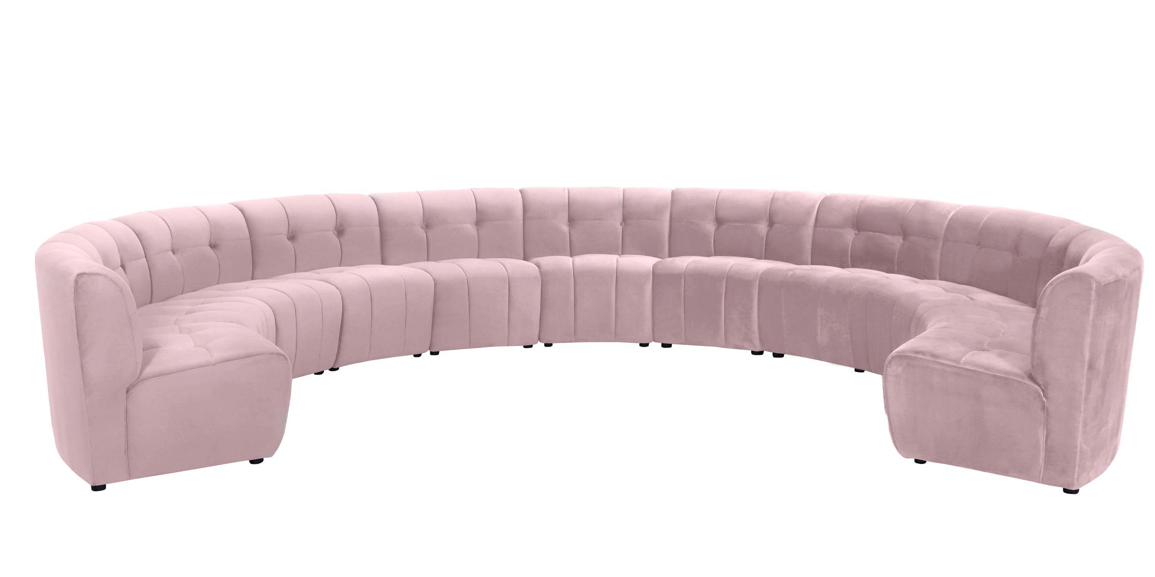 

        
Meridian Furniture LIMITLESS 645Pink-11PC Modular Sectional Sofa Pink Velvet 753359808451
