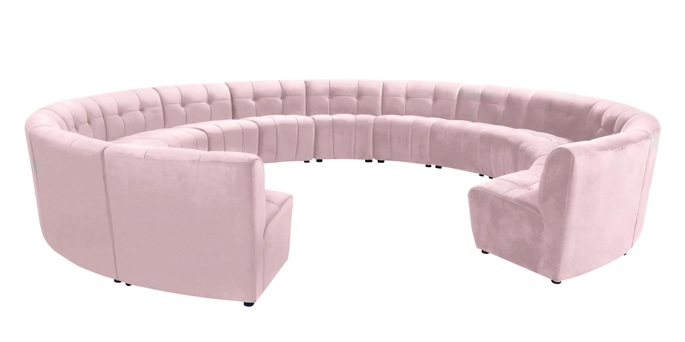 

        
Meridian Furniture LIMITLESS 645Pink-14PC Modular Sectional Sofa Pink Velvet 753359807065
