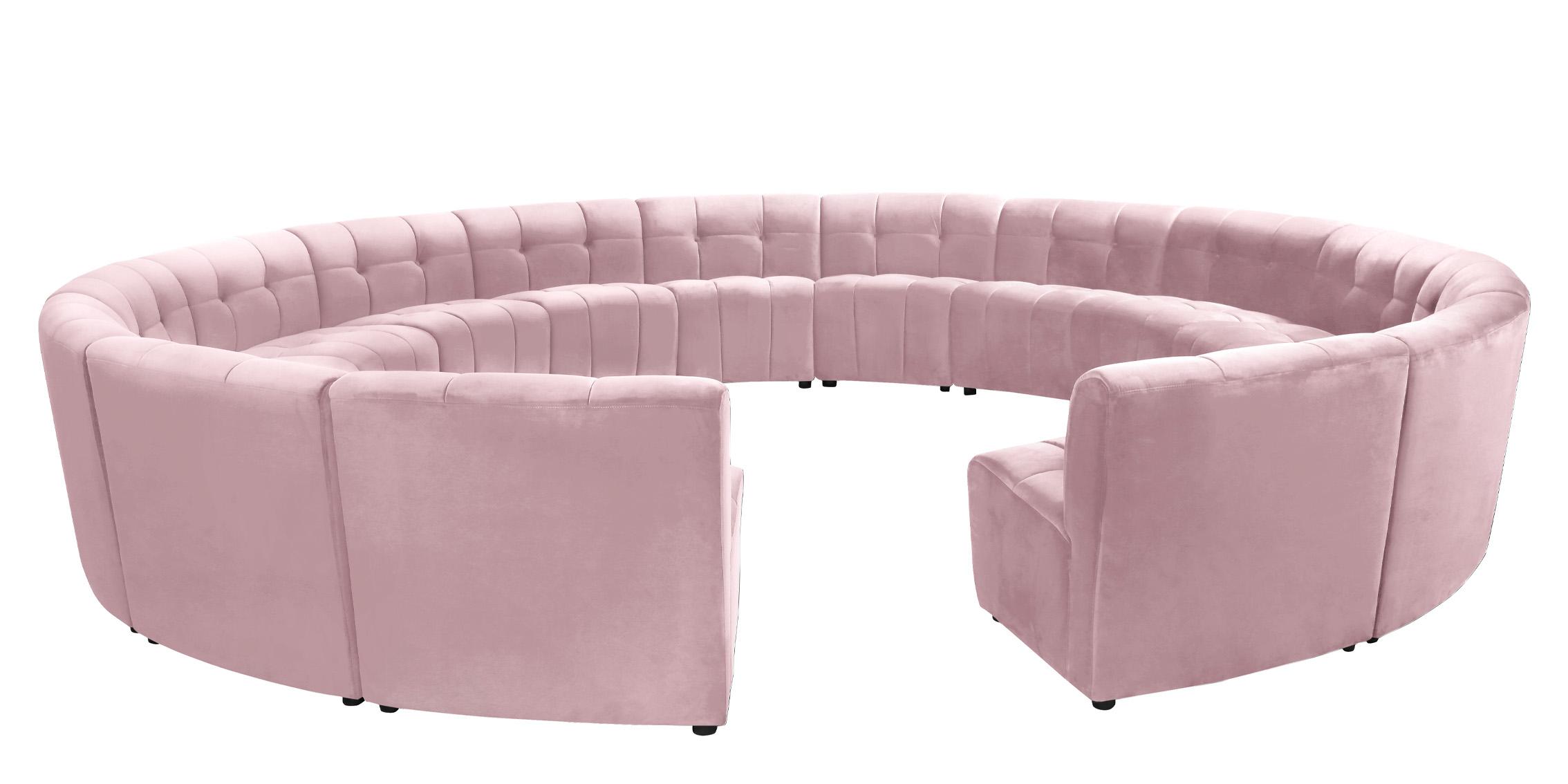 

        
Meridian Furniture LIMITLESS 645Pink-15PC Modular Sectional Sofa Pink Velvet 753359809120
