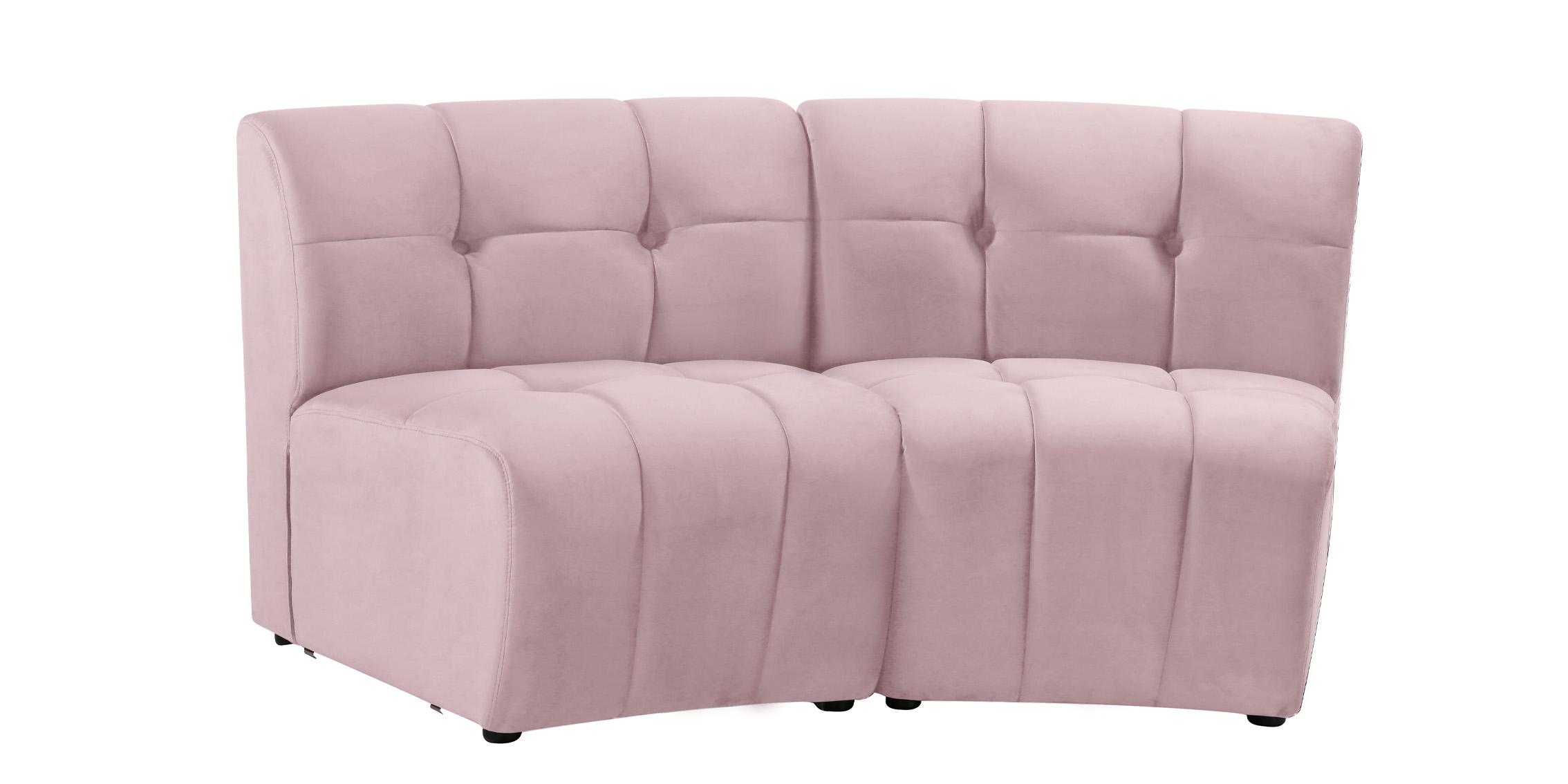

        
Meridian Furniture LIMITLESS 645Pink-2PC Modular Sectional Sofa Pink Velvet 753359808369

