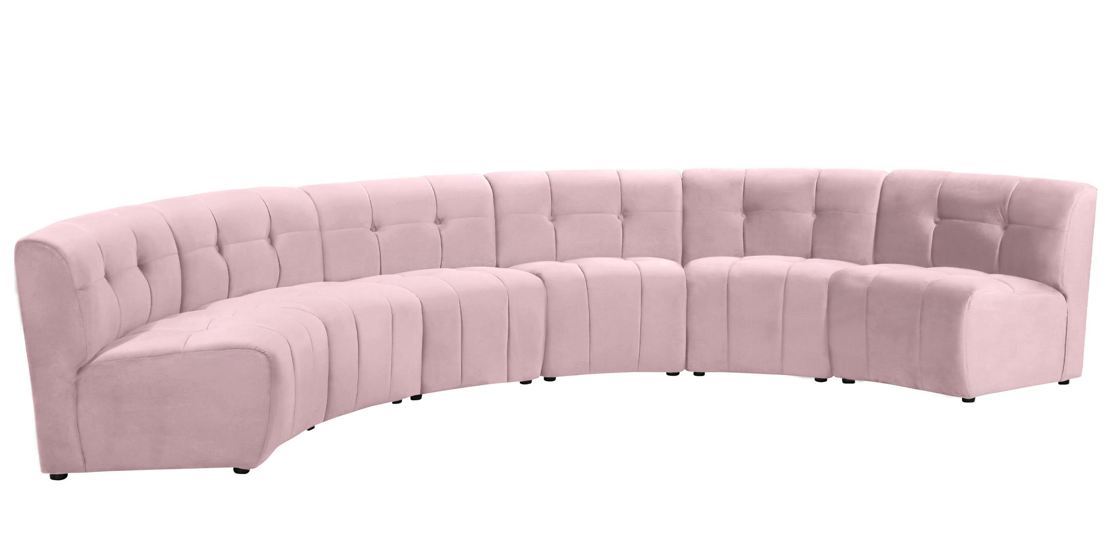 

        
Meridian Furniture LIMITLESS 645Pink-6PC Modular Sectional Sofa Pink Velvet 753359808406
