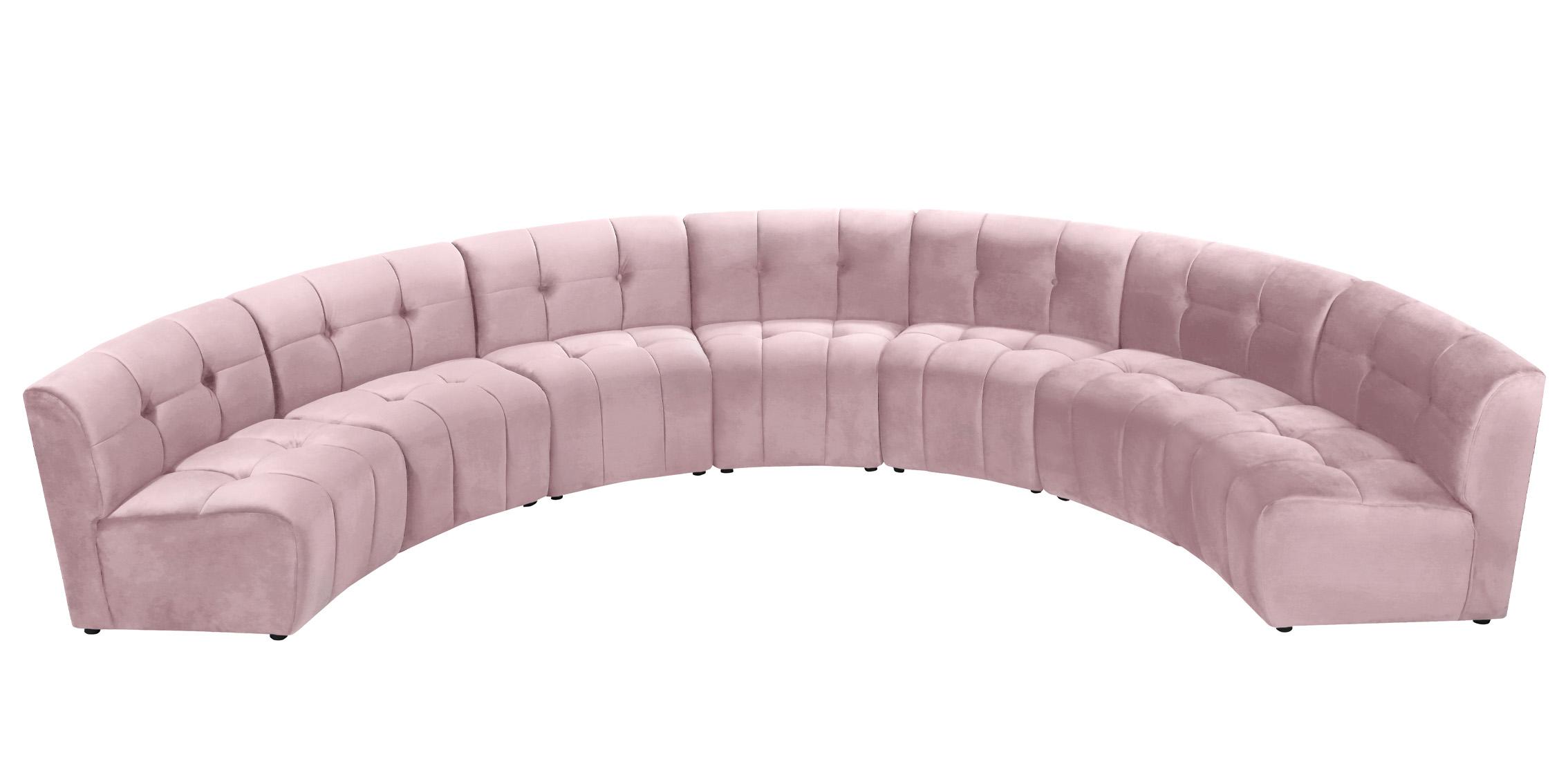

        
Meridian Furniture LIMITLESS 645Pink-7PC Modular Sectional Sofa Pink Velvet 753359808413
