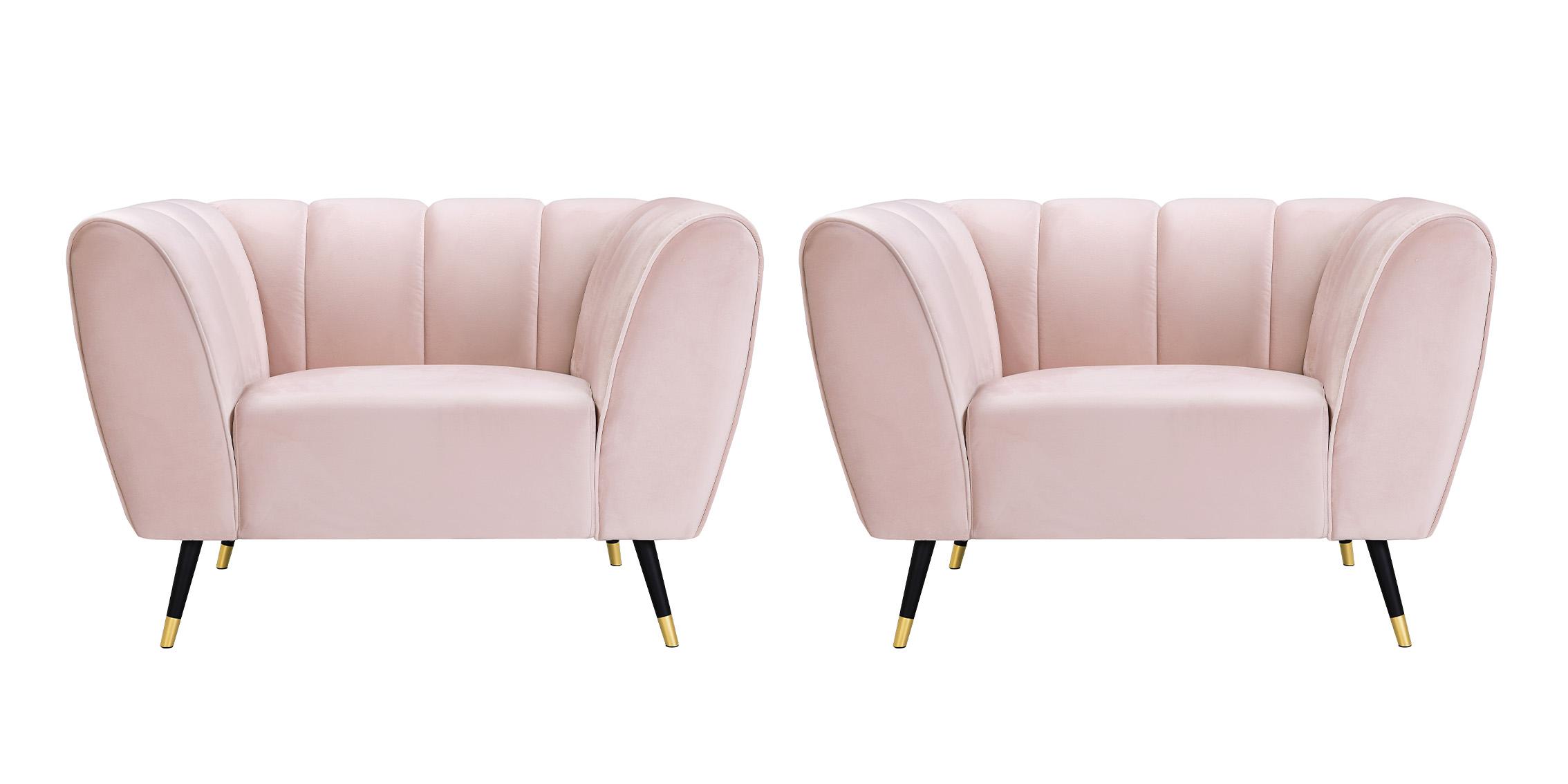 

    
Meridian Furniture BEAUMONT 626Pink-C Arm Chair Set Pink 626Pink-C-Set-2
