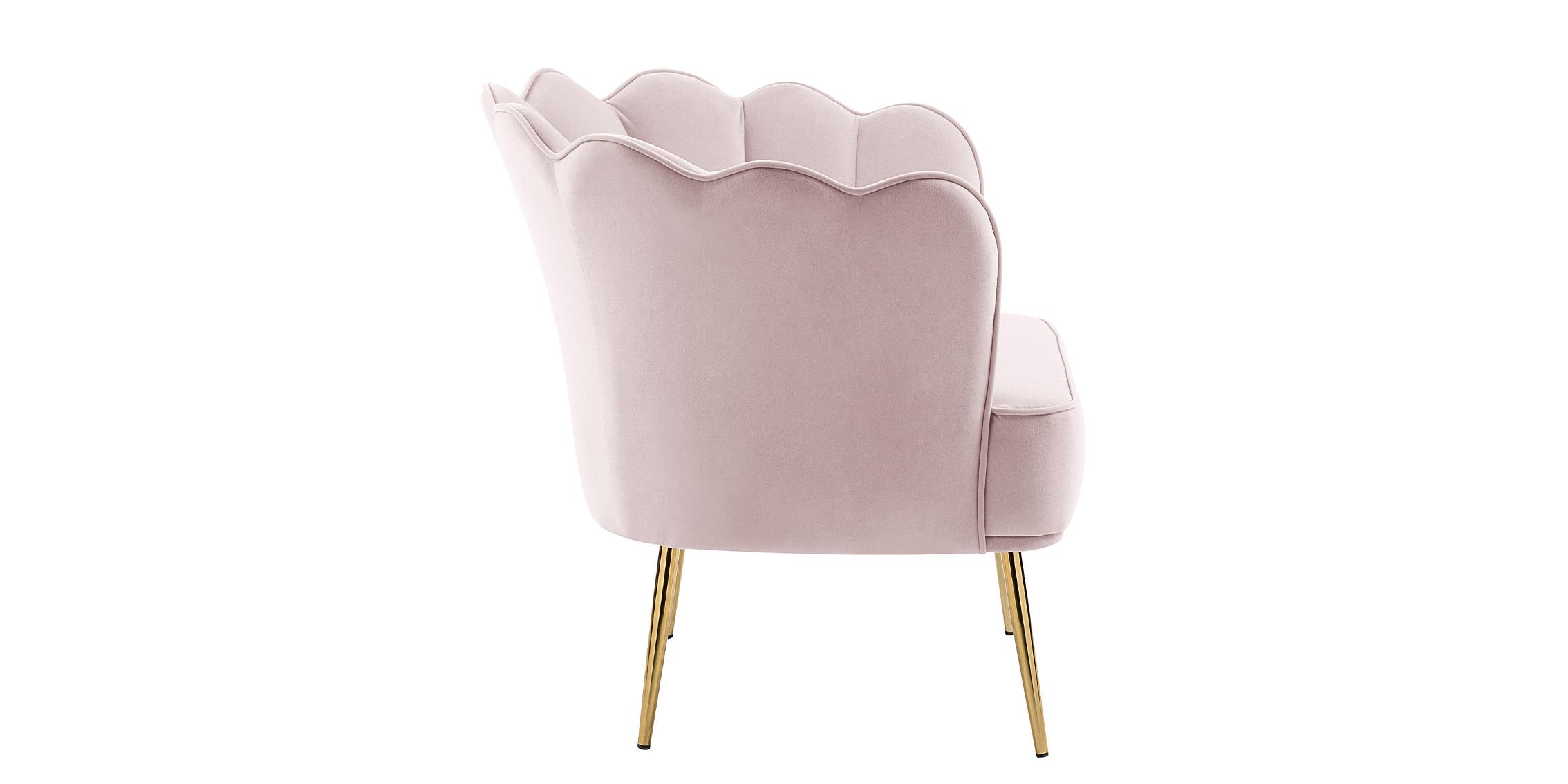 

        
Meridian Furniture JESTER 516Pink Accent Chair Pink/Gold Velvet 753359805122
