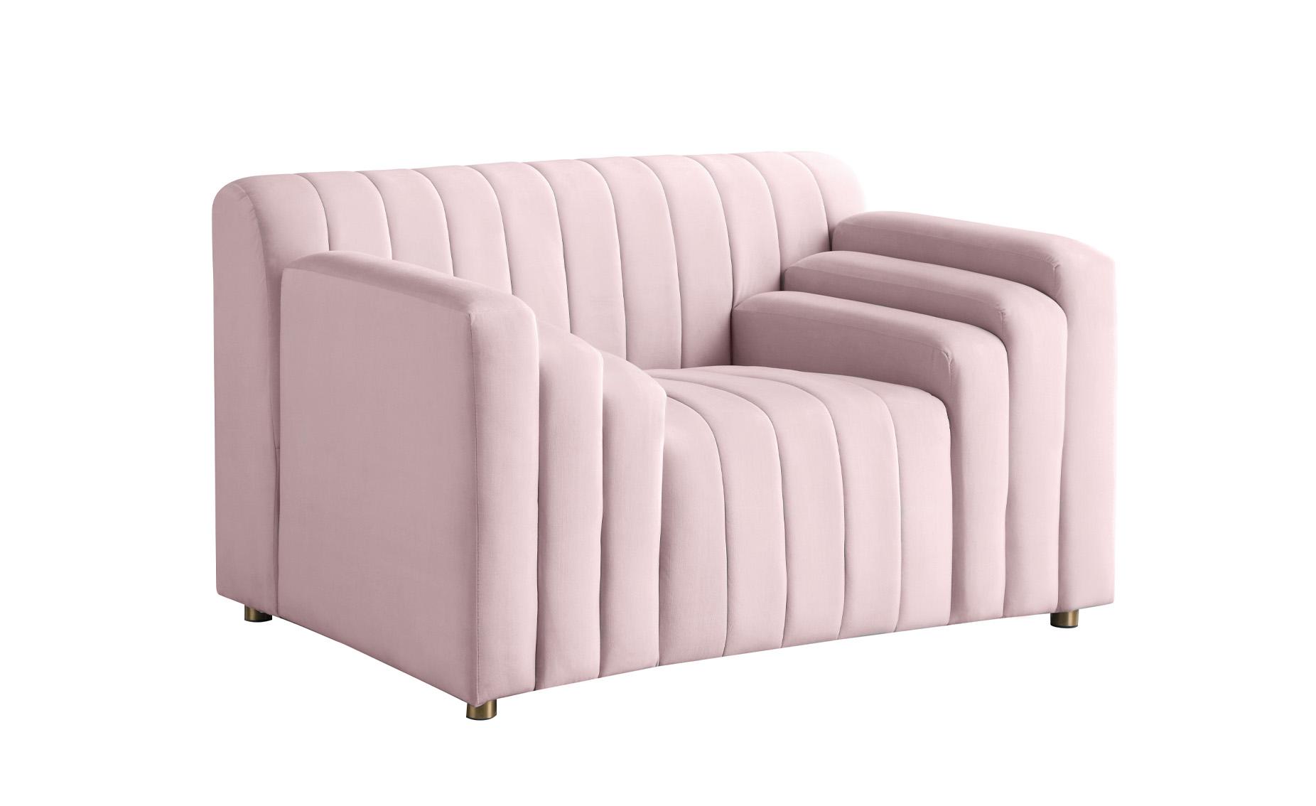 

    
Pink Velvet Channel Tufted Chair NAYA 637Pink-C Meridian Contemporary Modern
