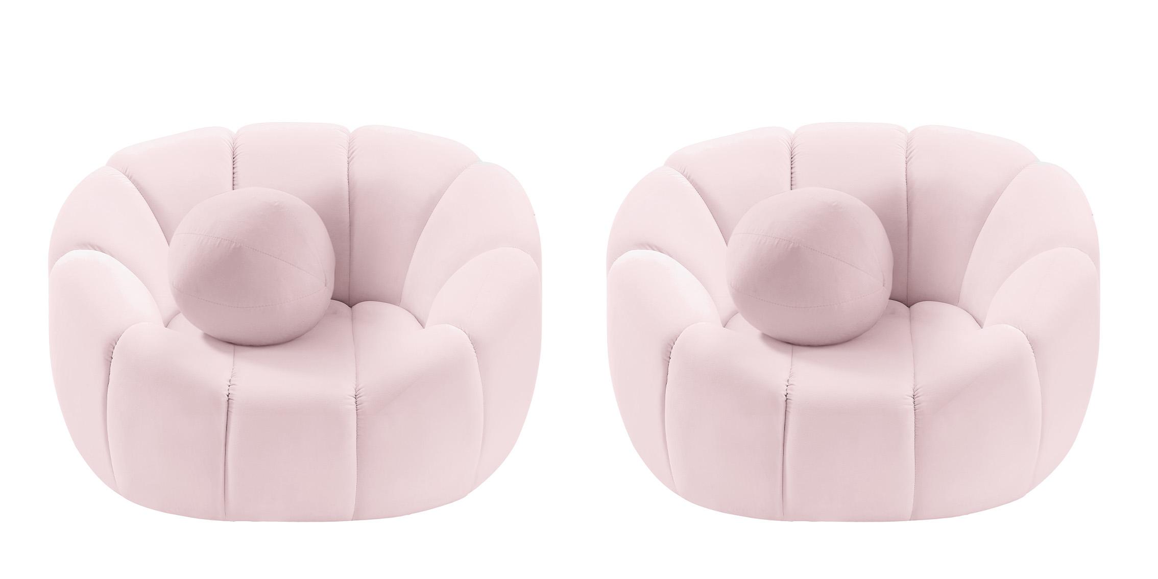 

    
Meridian Furniture ELIJAH 613Pink-C Arm Chair Set Pink 613Pink-C-Set-2
