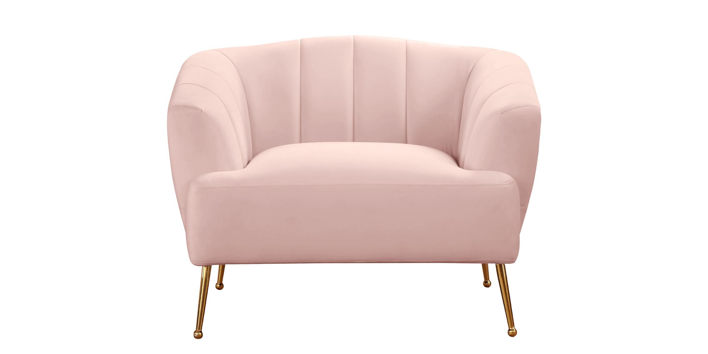 

    
Pink Velvet Channel Tufted Chair TORI 657Pink-C Meridian Modern Contemporary
