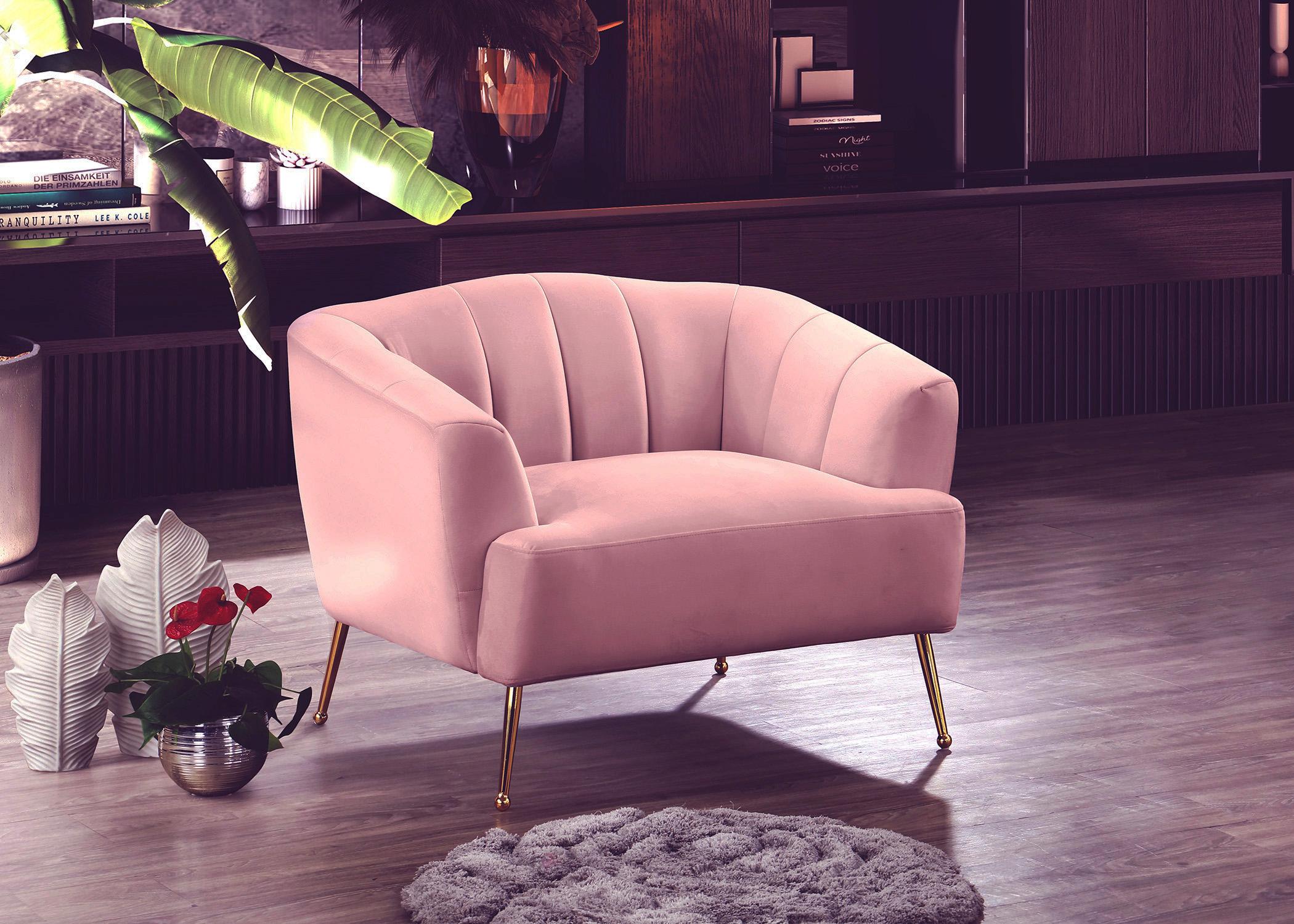 

        
Meridian Furniture TORI 657Pink-C Arm Chair Pink Velvet 704831407655
