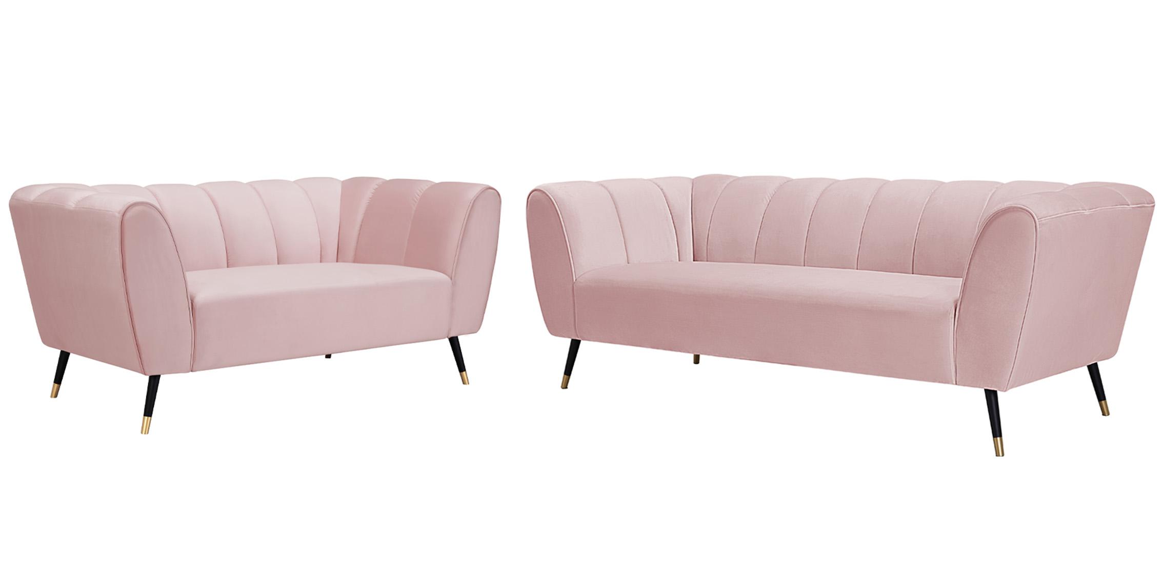

        
Meridian Furniture BEAUMONT 626Pink-L Loveseat Pink Velvet 094308250267
