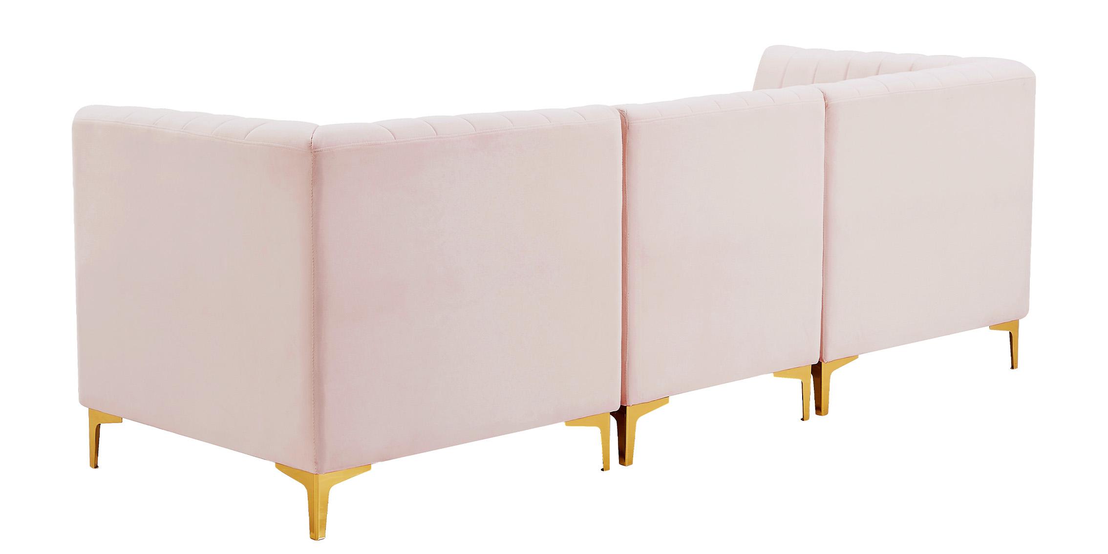 

        
Meridian Furniture ALINA 604Pink-S93 Modular Sectional Sofa Pink Velvet 94308259192
