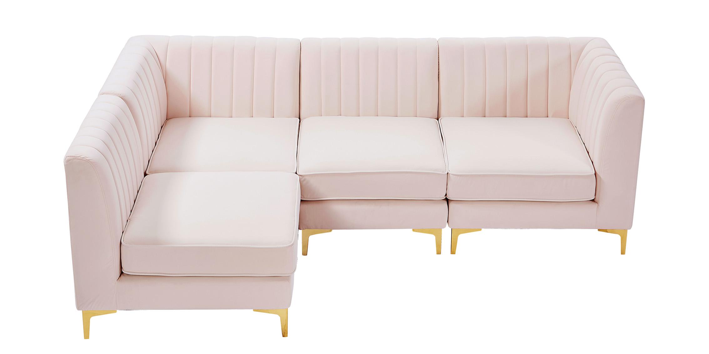 

    
604Pink-Sec4A Meridian Furniture Modular Sectional Sofa
