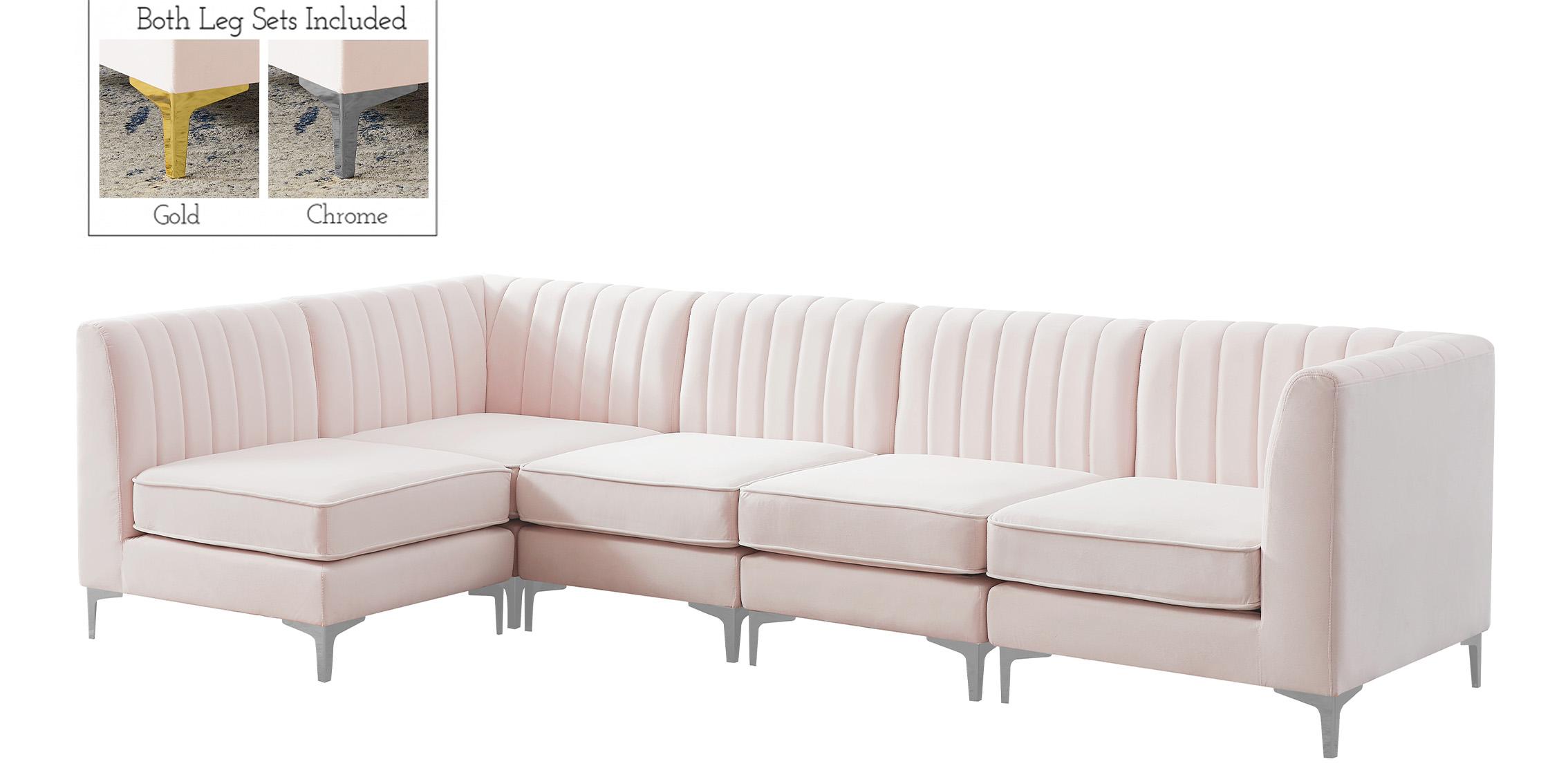 

    
Meridian Furniture ALINA 604Pink-Sec5B Modular Sectional Sofa Pink 604Pink-Sec5B

