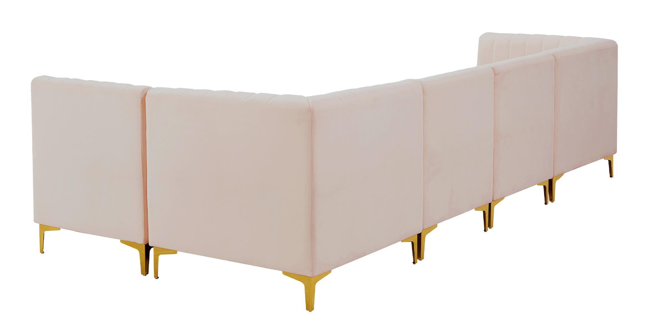 

    
604Pink-Sec5B Meridian Furniture Modular Sectional Sofa
