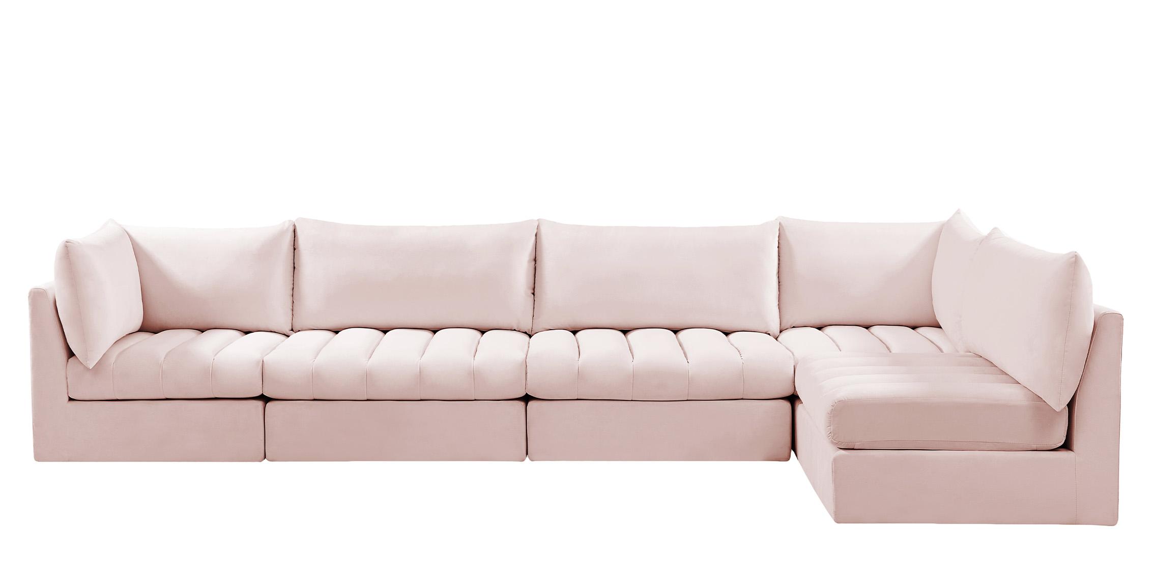 

        
Meridian Furniture JACOB 649Pink-Sec5A Modular Sectional Sofa Pink Velvet 94308259956
