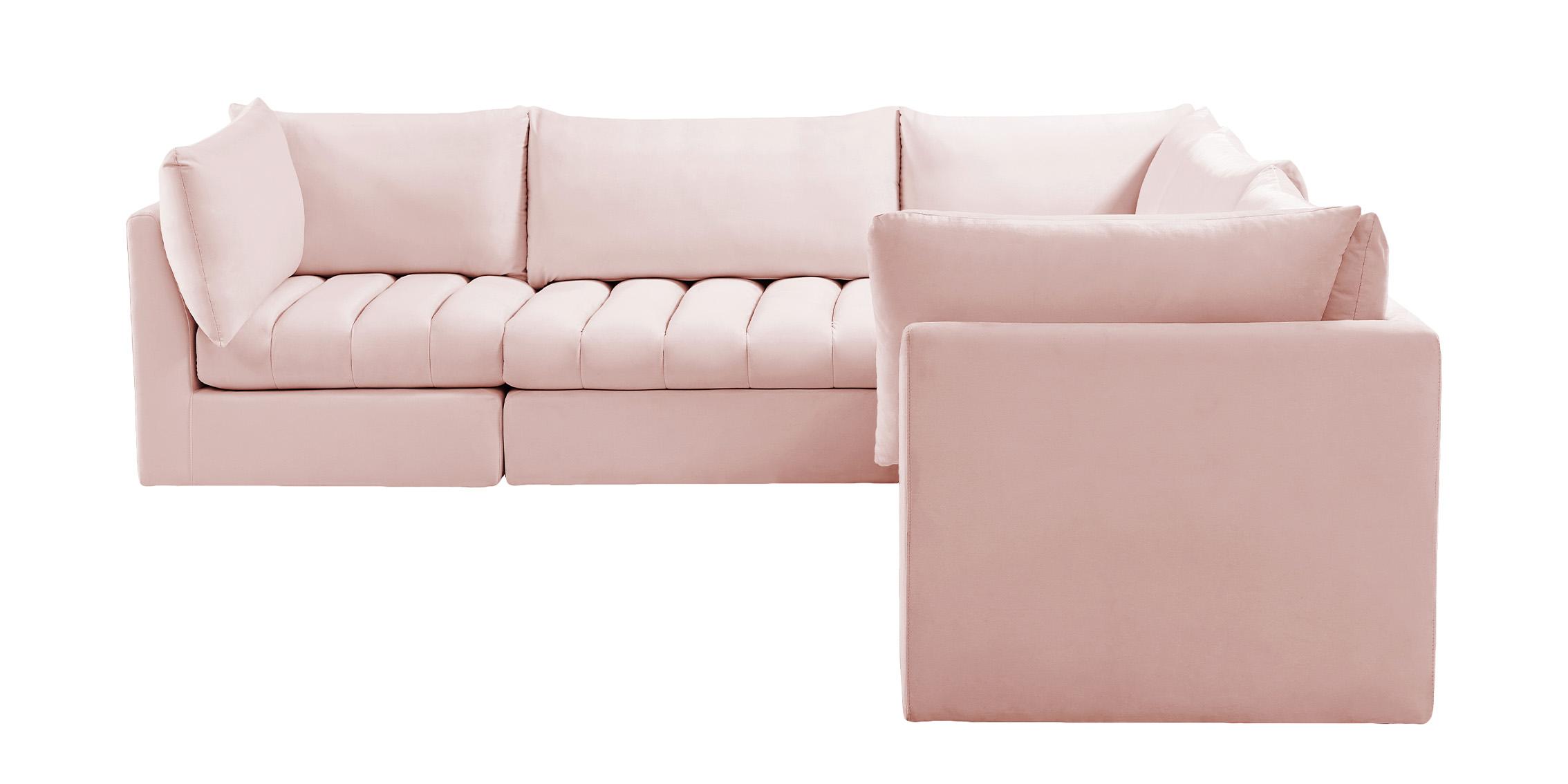

    
649Pink-Sec5C Meridian Furniture Modular Sectional Sofa
