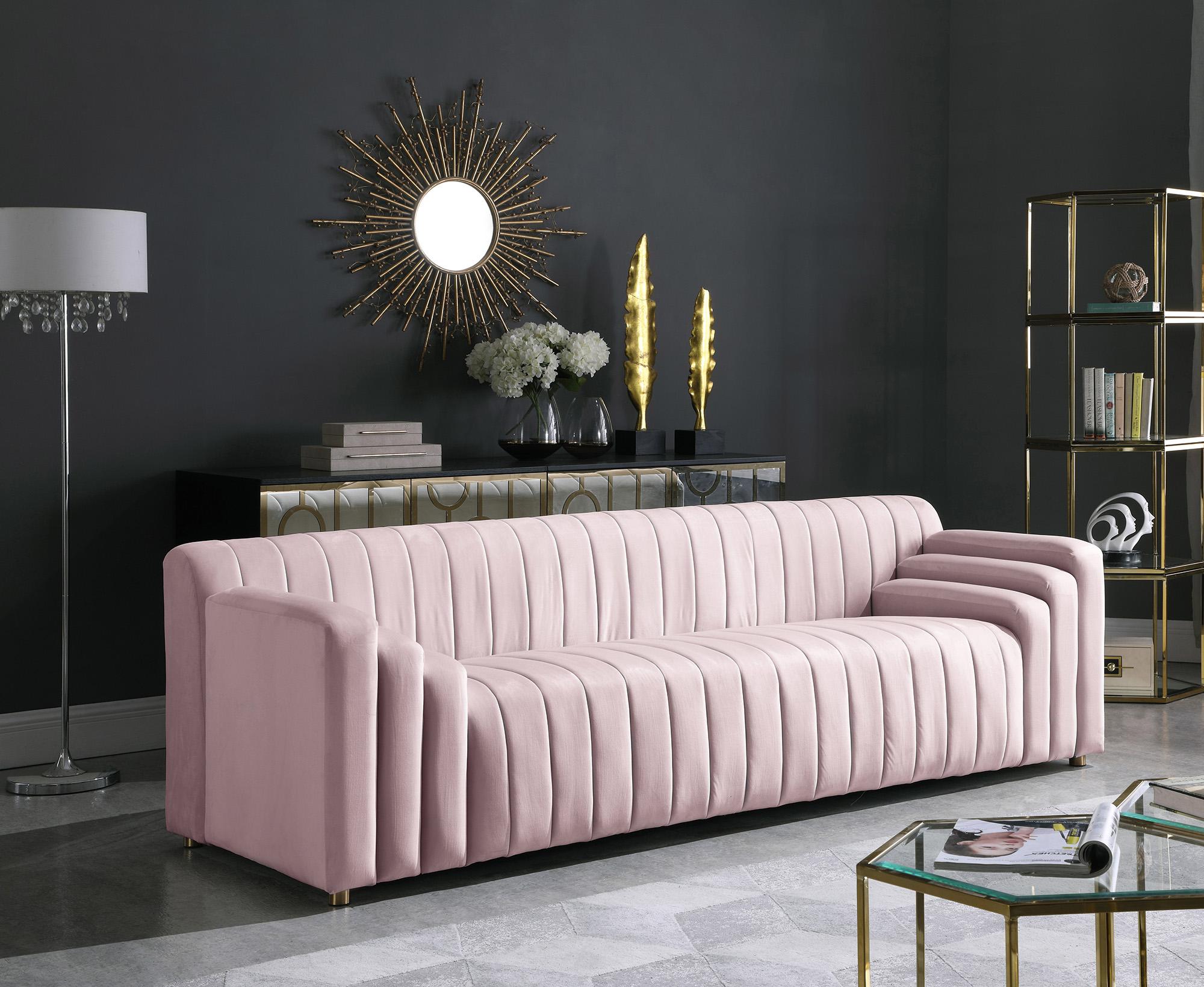 

    
637Pink-S Meridian Furniture Sofa

