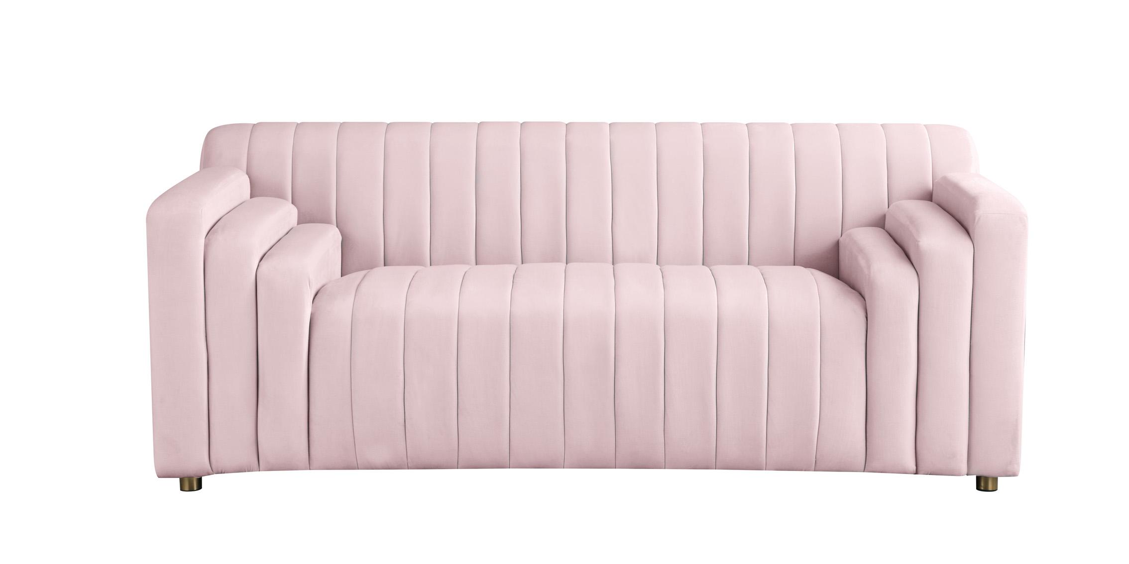 

    
637Pink-S-Set-3 Pink Velvet Channel Tufted Sofa Set 3Pcs NAYA 637Pink-S Meridian Contemporary
