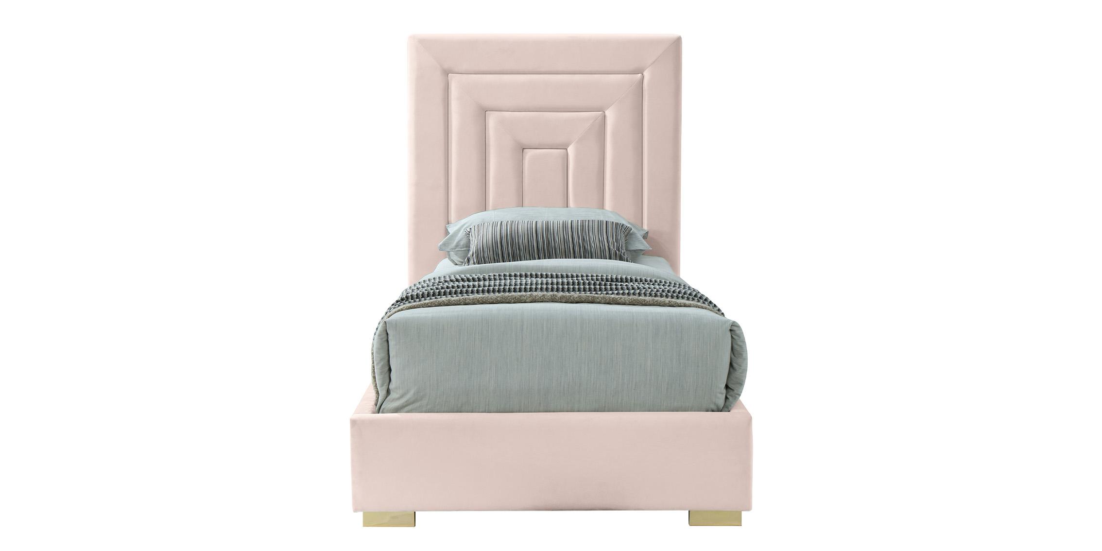 

        
Meridian Furniture NORA NoraPink-T Platform Bed Pink Fabric 094308250687
