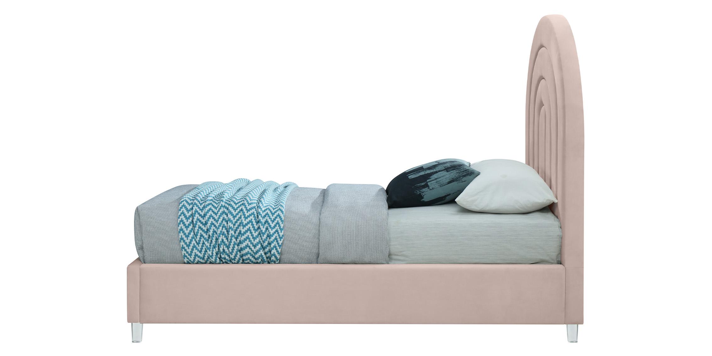

    
RainbowPink-T Meridian Furniture Platform Bed
