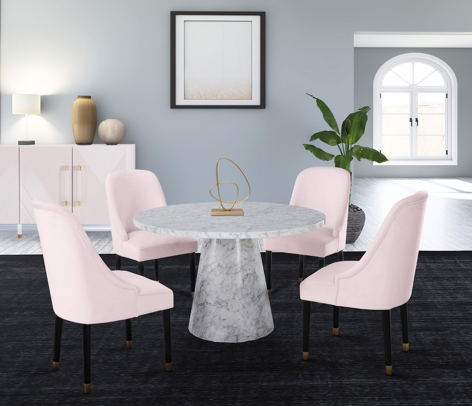 

    
923Pink-C Meridian Furniture Dining Chair Set
