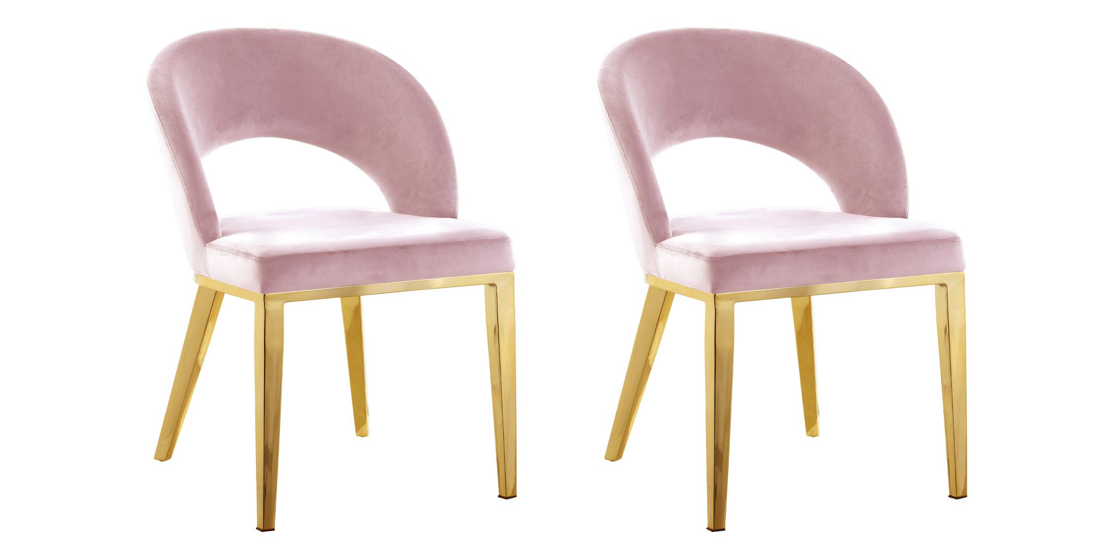 

    
Meridian Furniture ROBERTO 765Pink Dining Chair Set Pink/Gold 765Pink-C-Set-2
