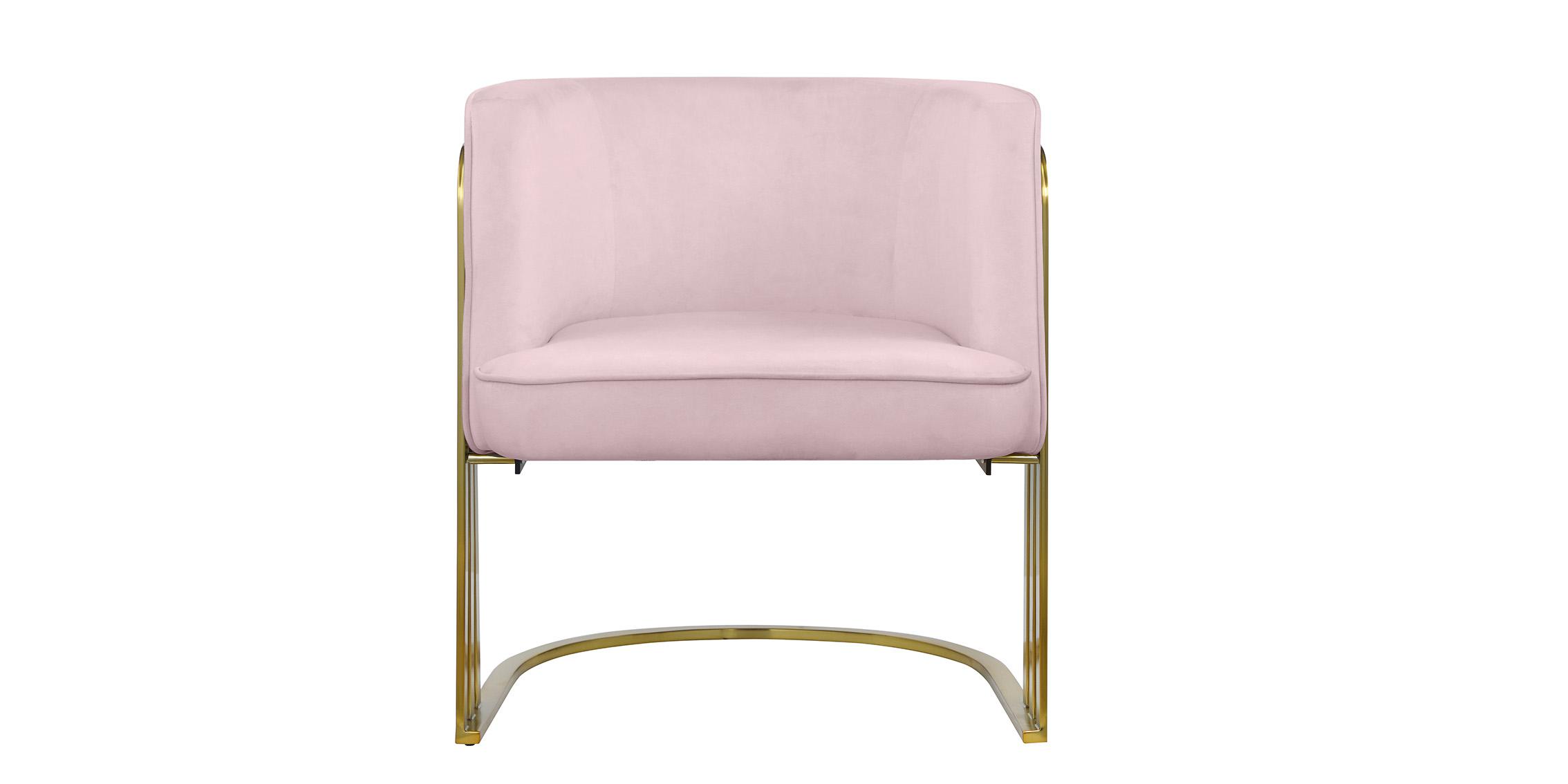 

    
533Pink-Set-2 Pink Velvet & Gold Accent Chair Set 2 RAYS 533Pink Meridian Contemporary
